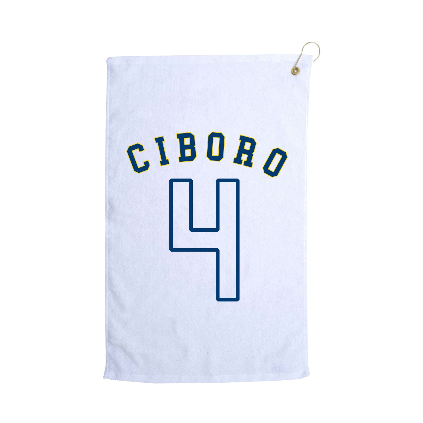 Golf Towel — Shirsey Arch in White