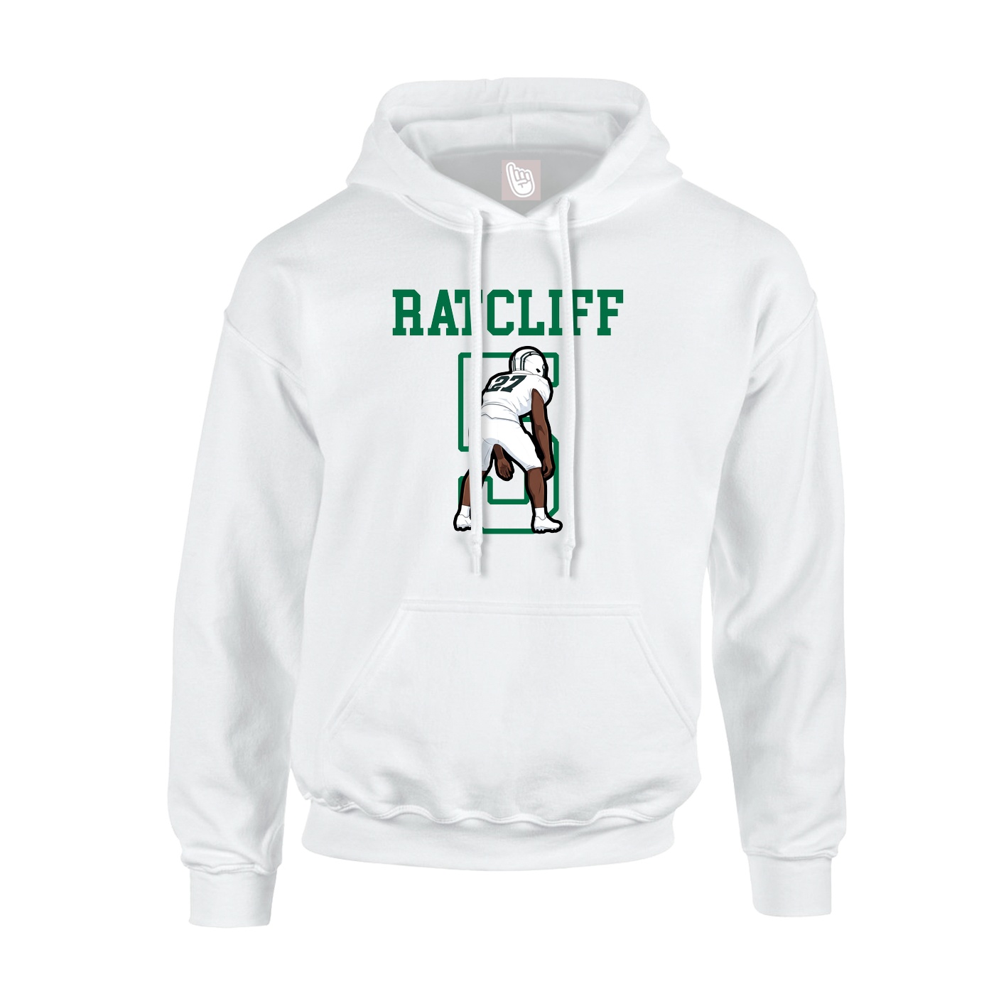 Youth Hoodie — Shirsey in White