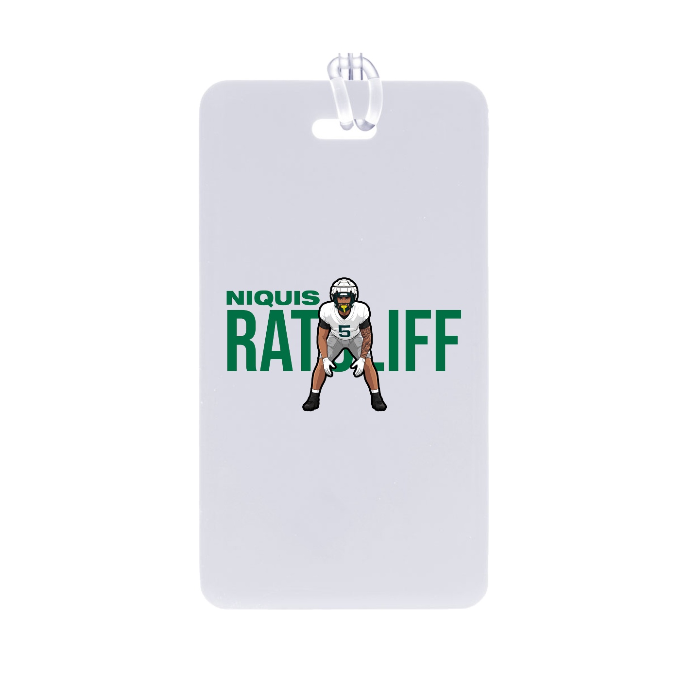 Bag Tag — Player Name in Classic