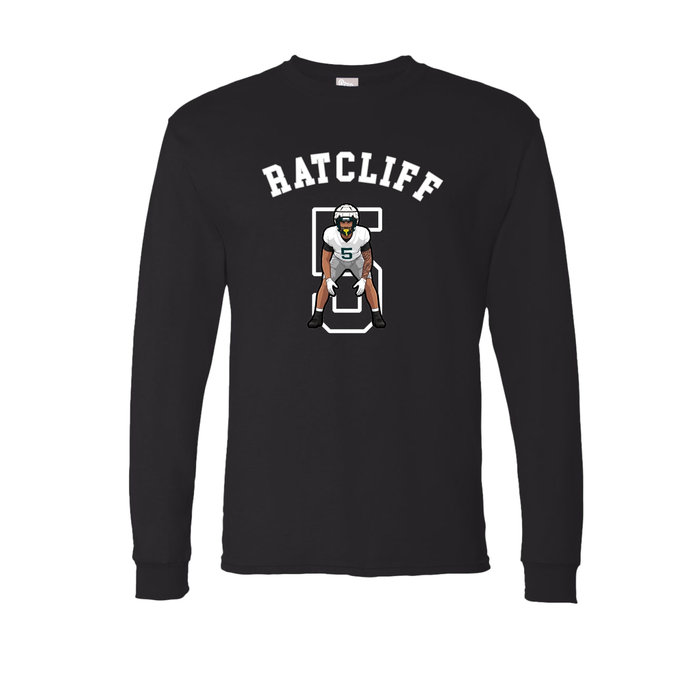 Long Sleeve Tee — Shirsey Arch in Black