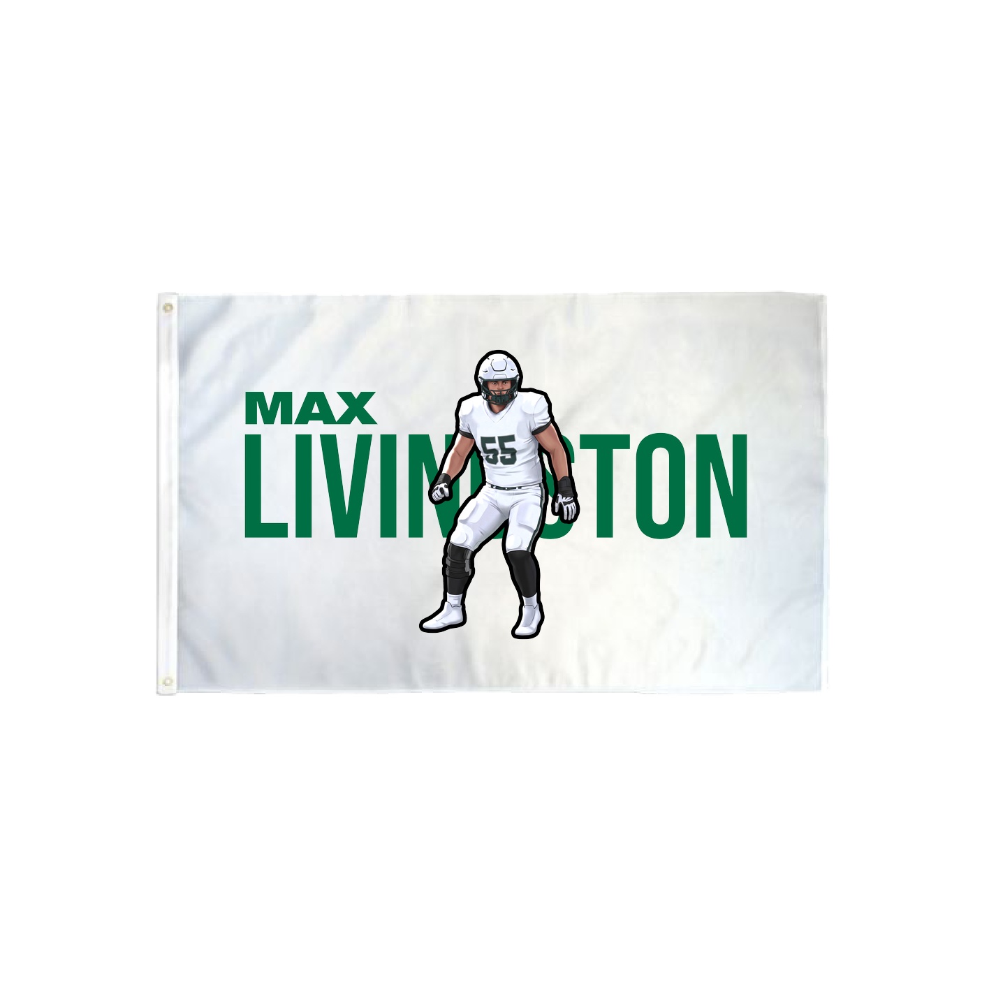 3x5 Flag — Player Name in Classic