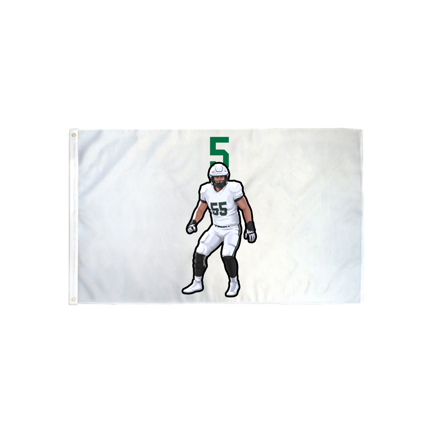 3x5 Flag — Number Top in Classic