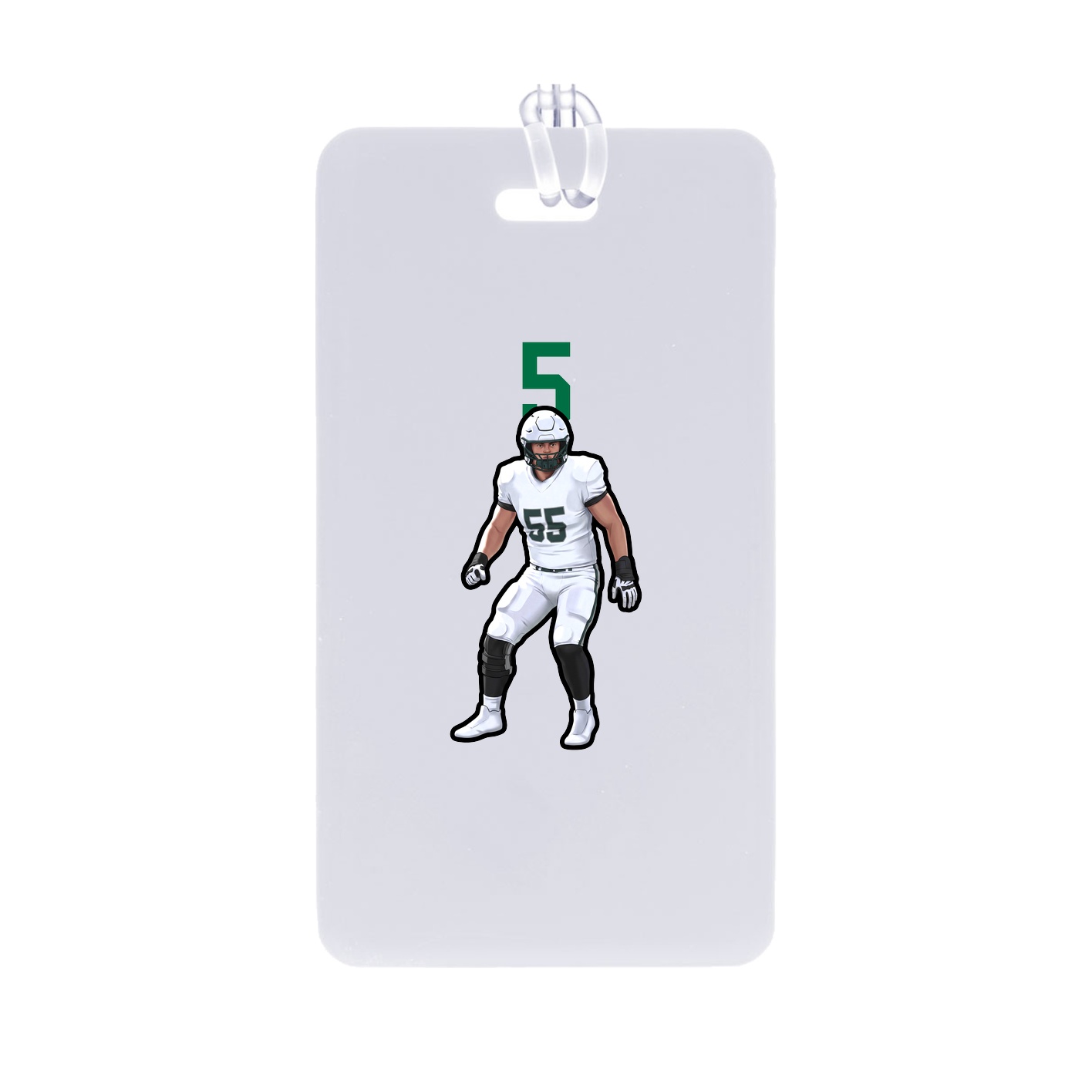 Bag Tag — Number Top in Classic