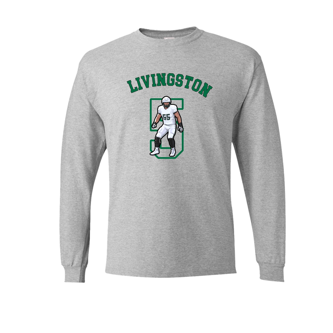 Long Sleeve Tee — Shirsey Arch in Grey