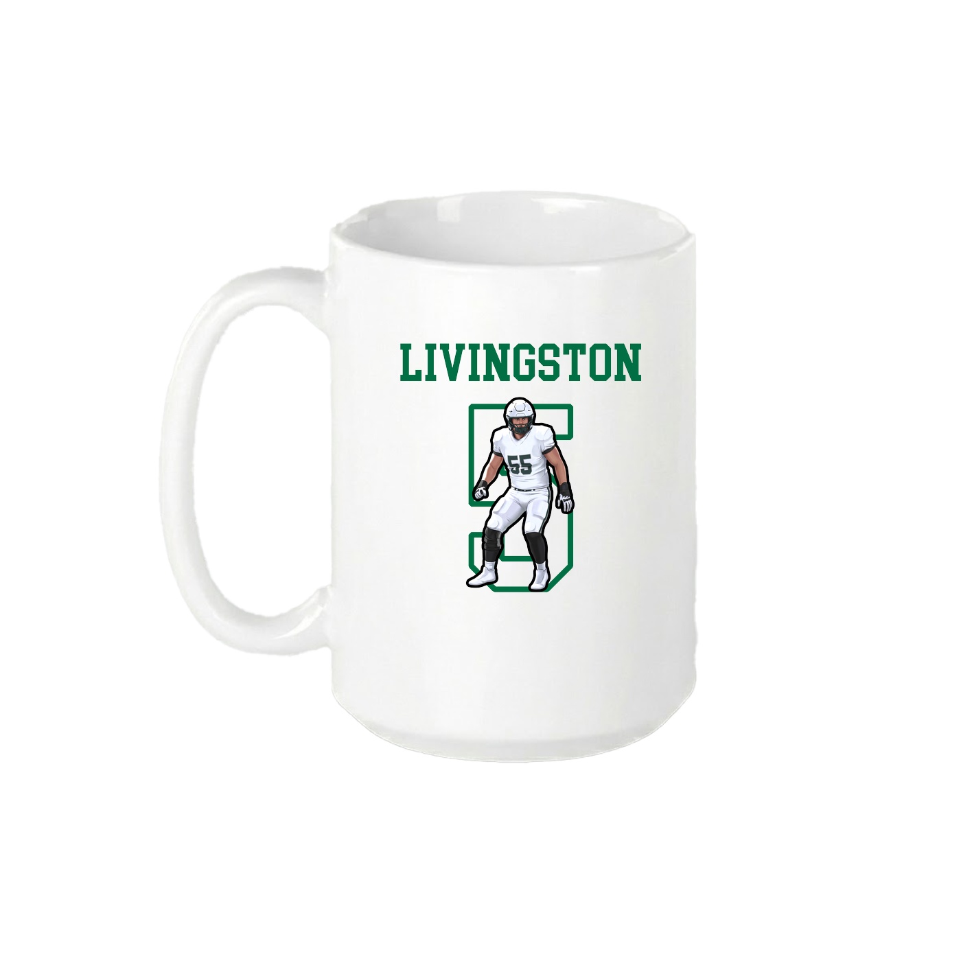 15oz Coffee Mug — Shirsey in White