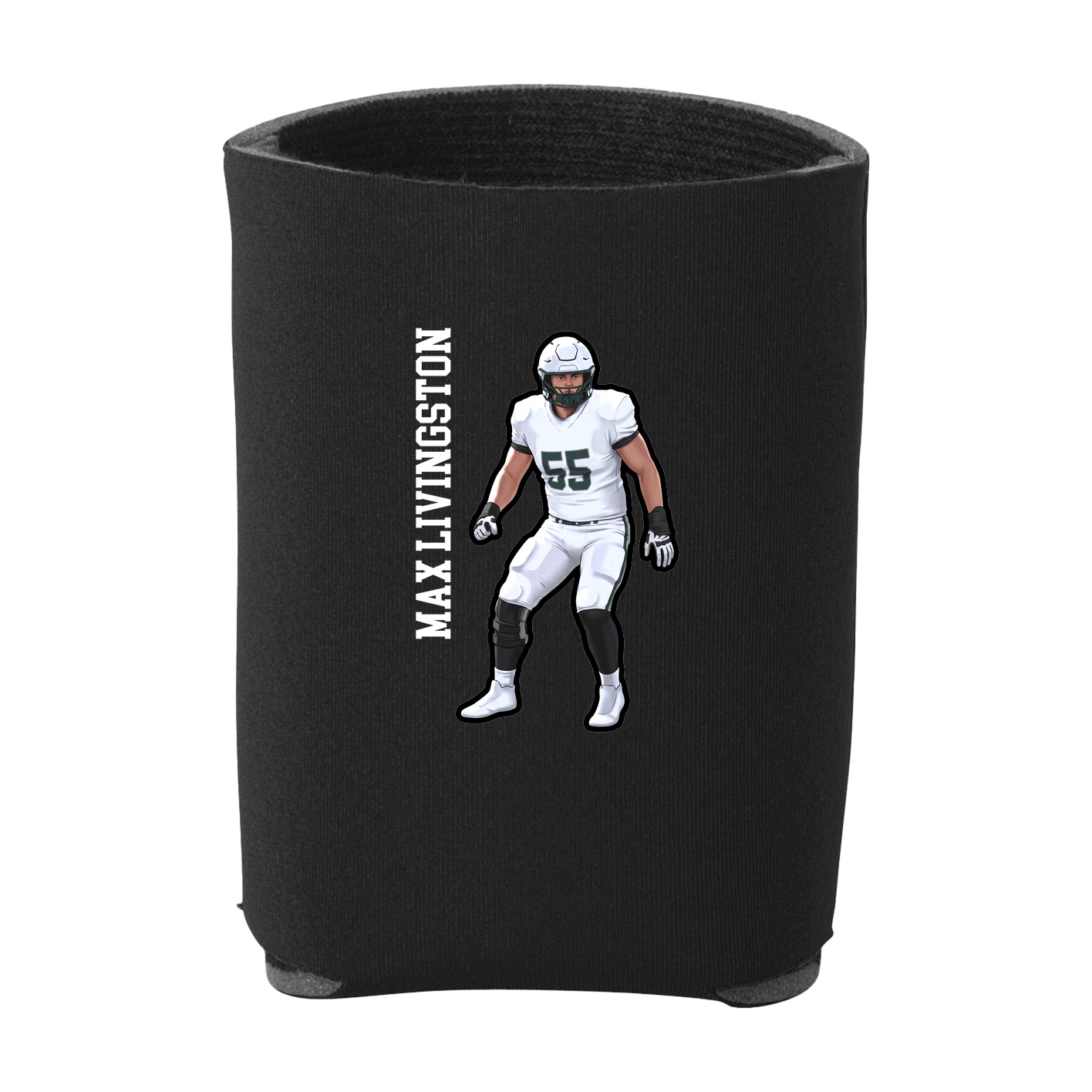 Can Holder — Name Vertical in Black