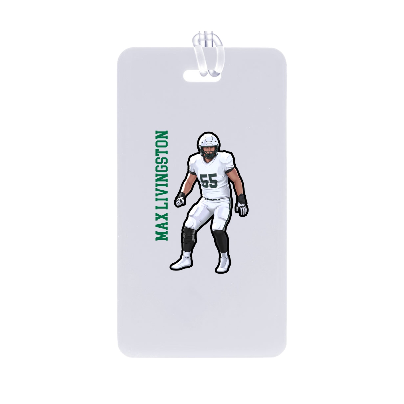 Bag Tag — Name Vertical in Classic
