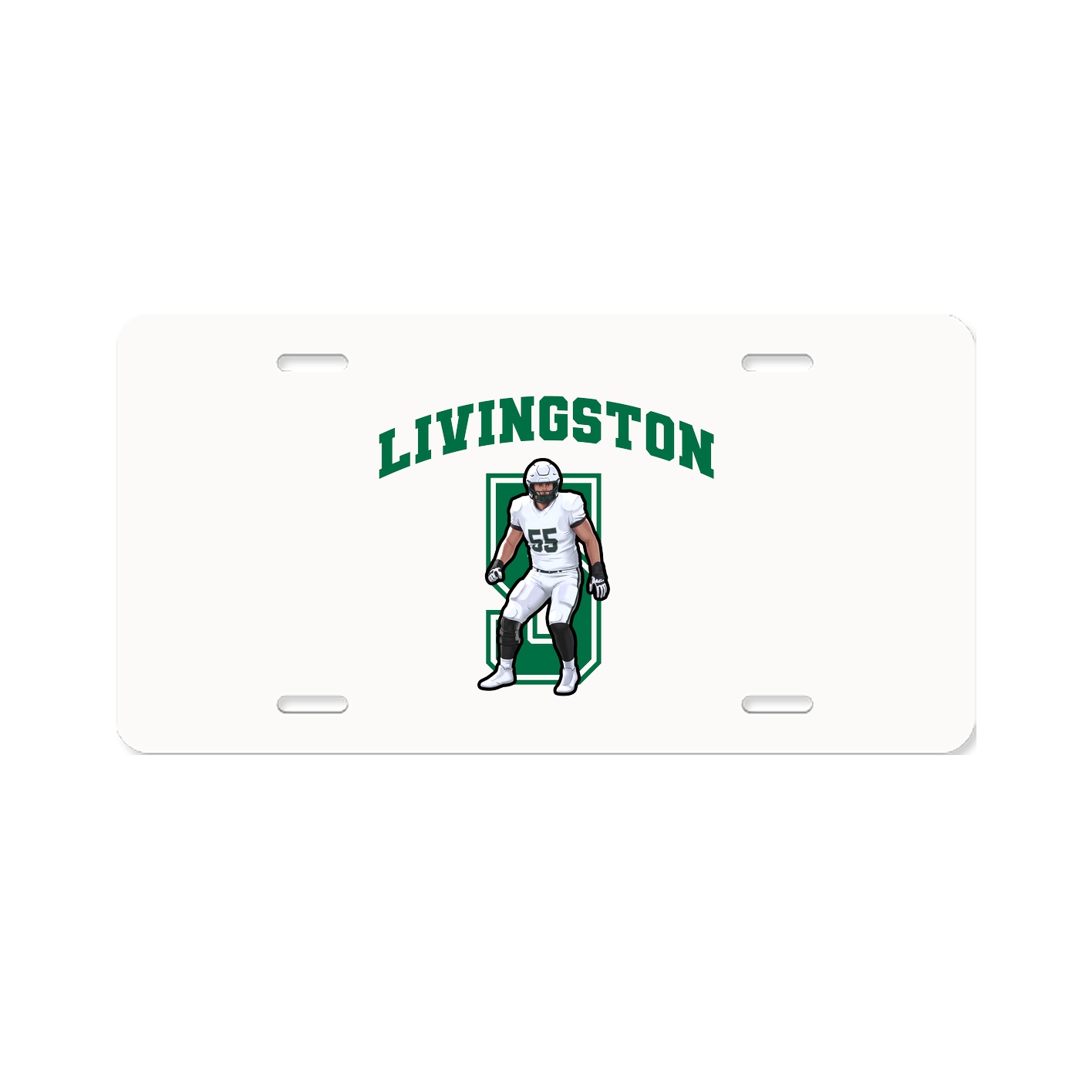 License Plate — Number in Classic