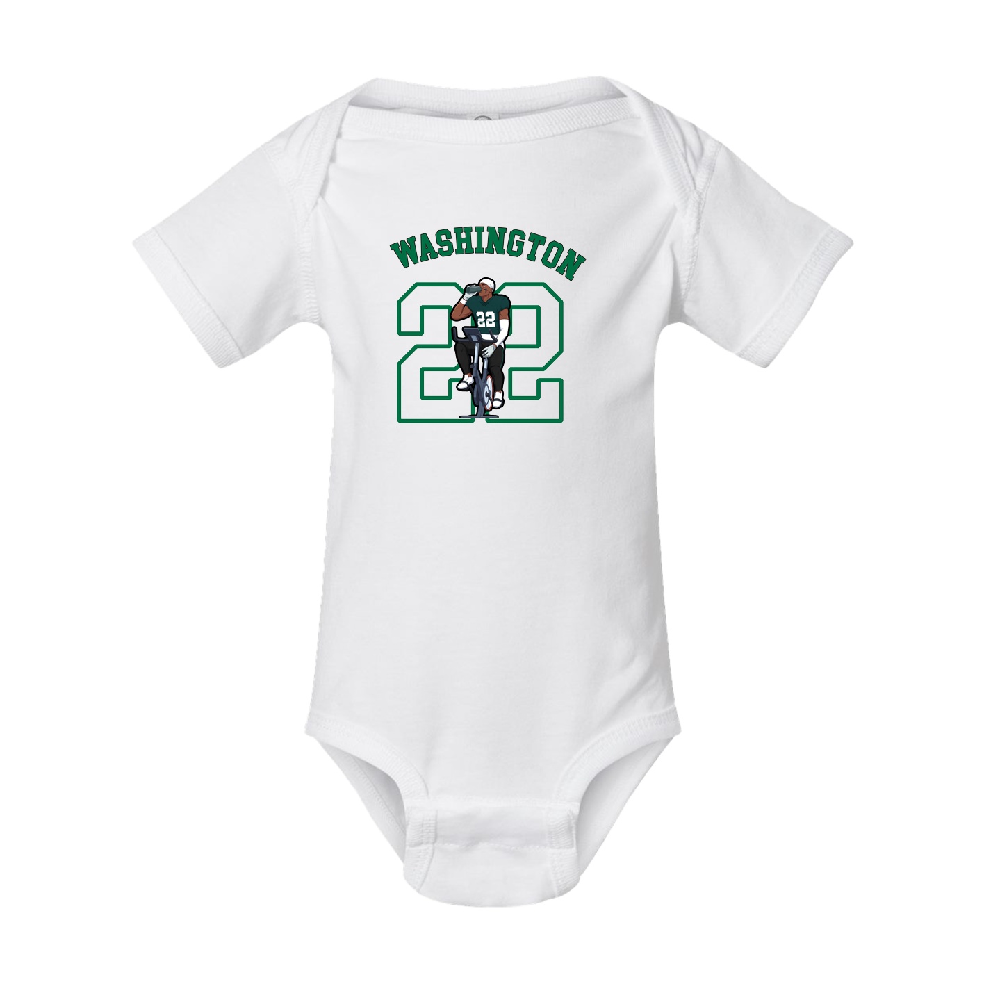 Baby Onesie — Shirsey Arch in White