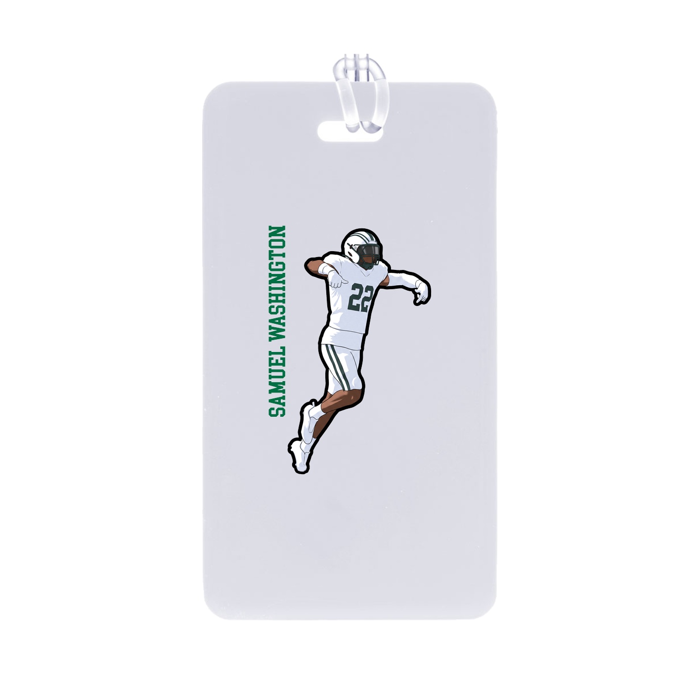 Bag Tag — Name Vertical in Classic