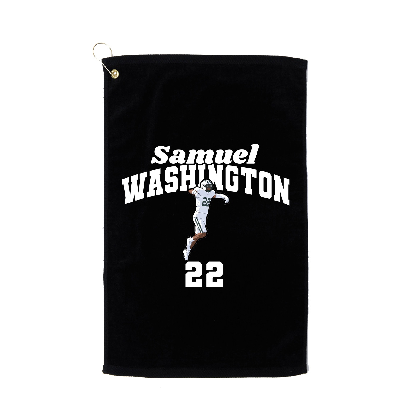 Golf Towel — Signature Arch in Black
