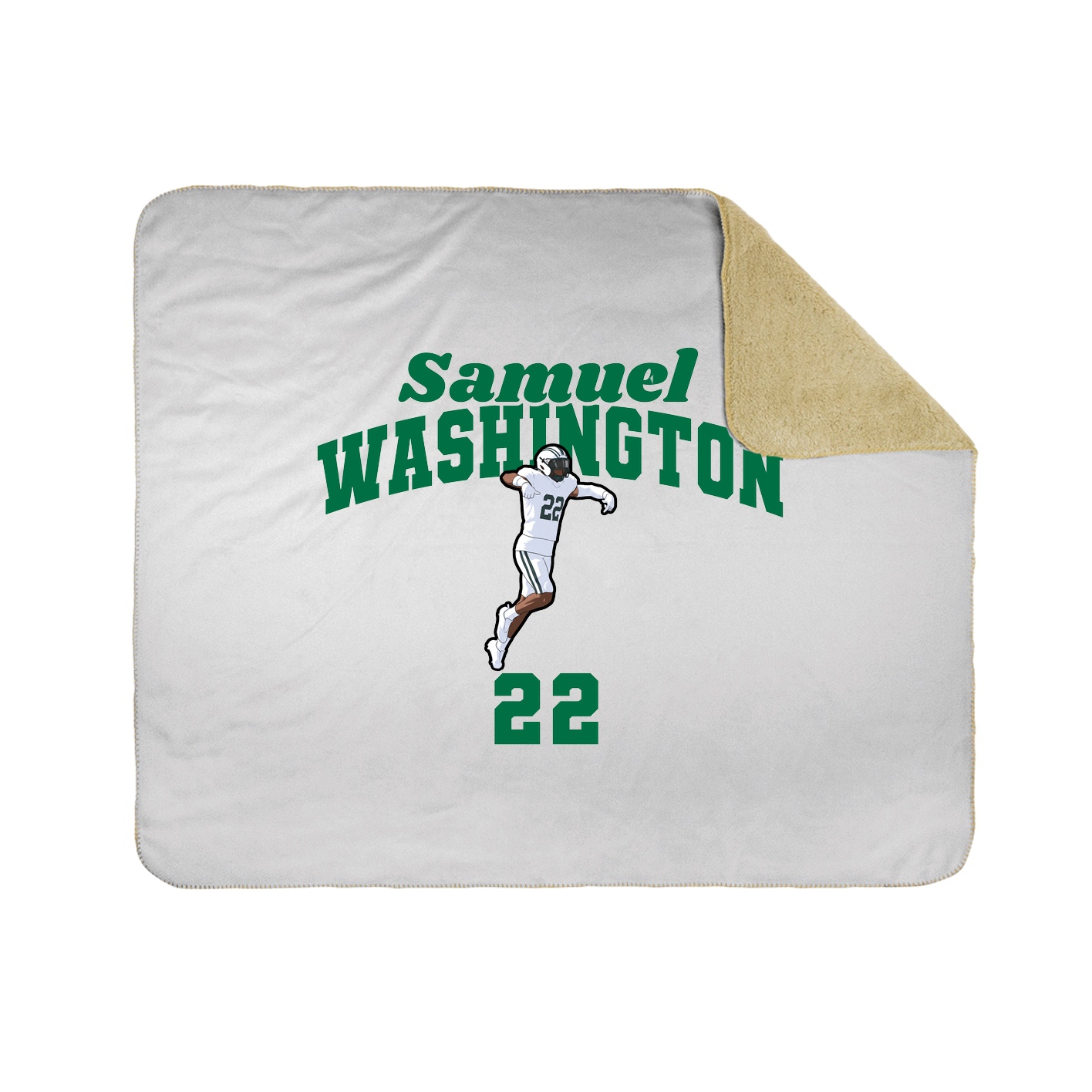Throw Blanket — Signature Arch in White