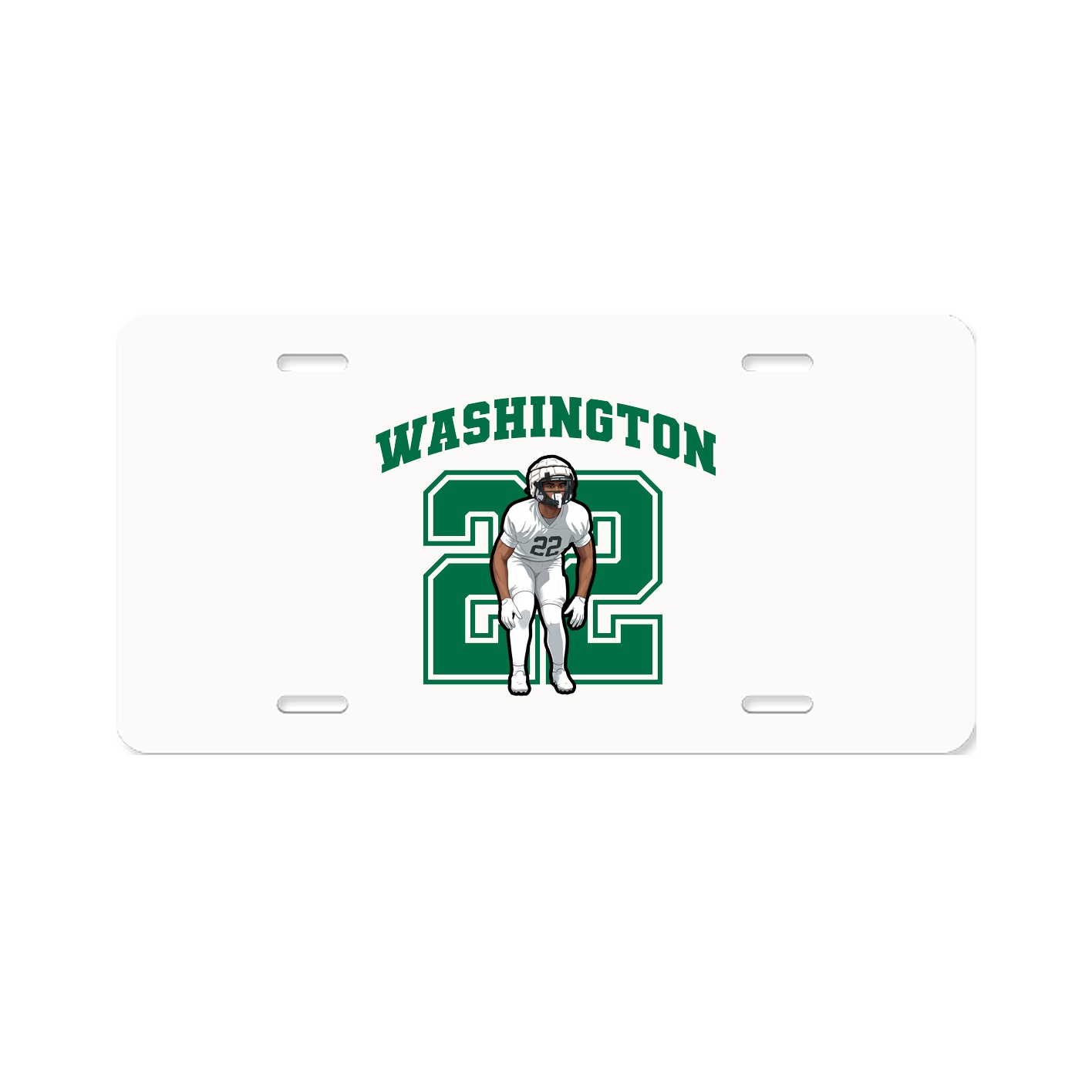 License Plate — Number in Classic