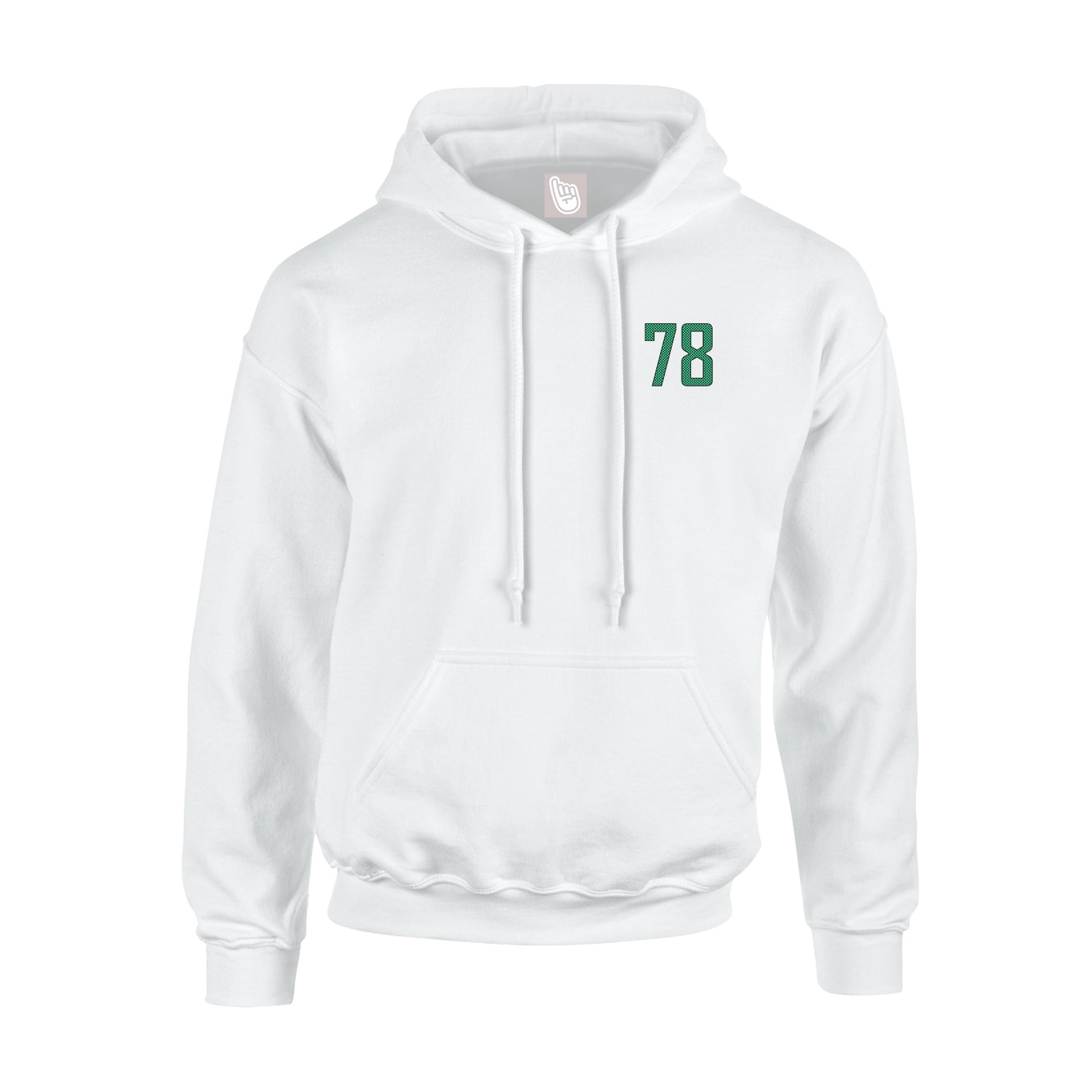 Youth Hoodie — Front Shirsy in White