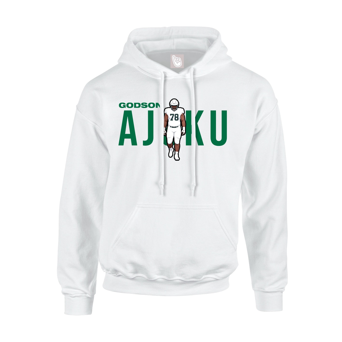 Hoodie — Player Name in White