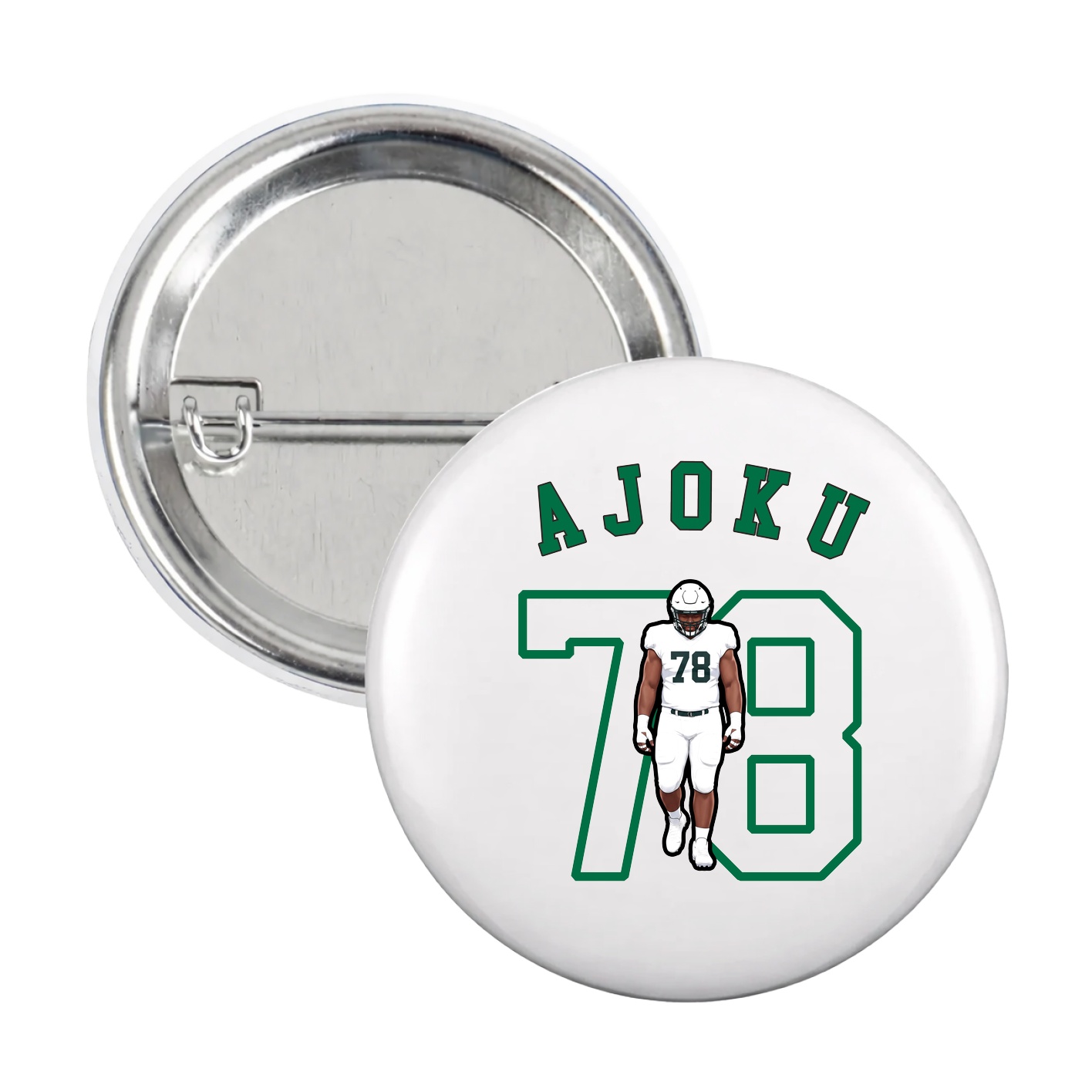 Game Day Button — Shirsey Arch in White