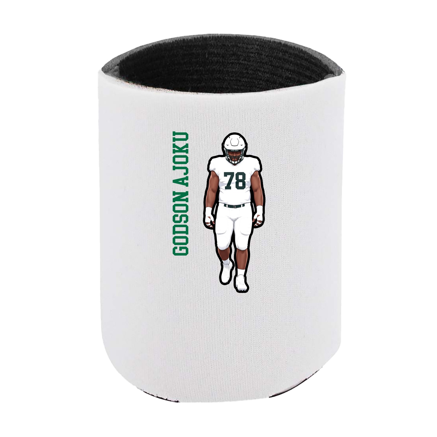 Can Holder — Name Vertical in White