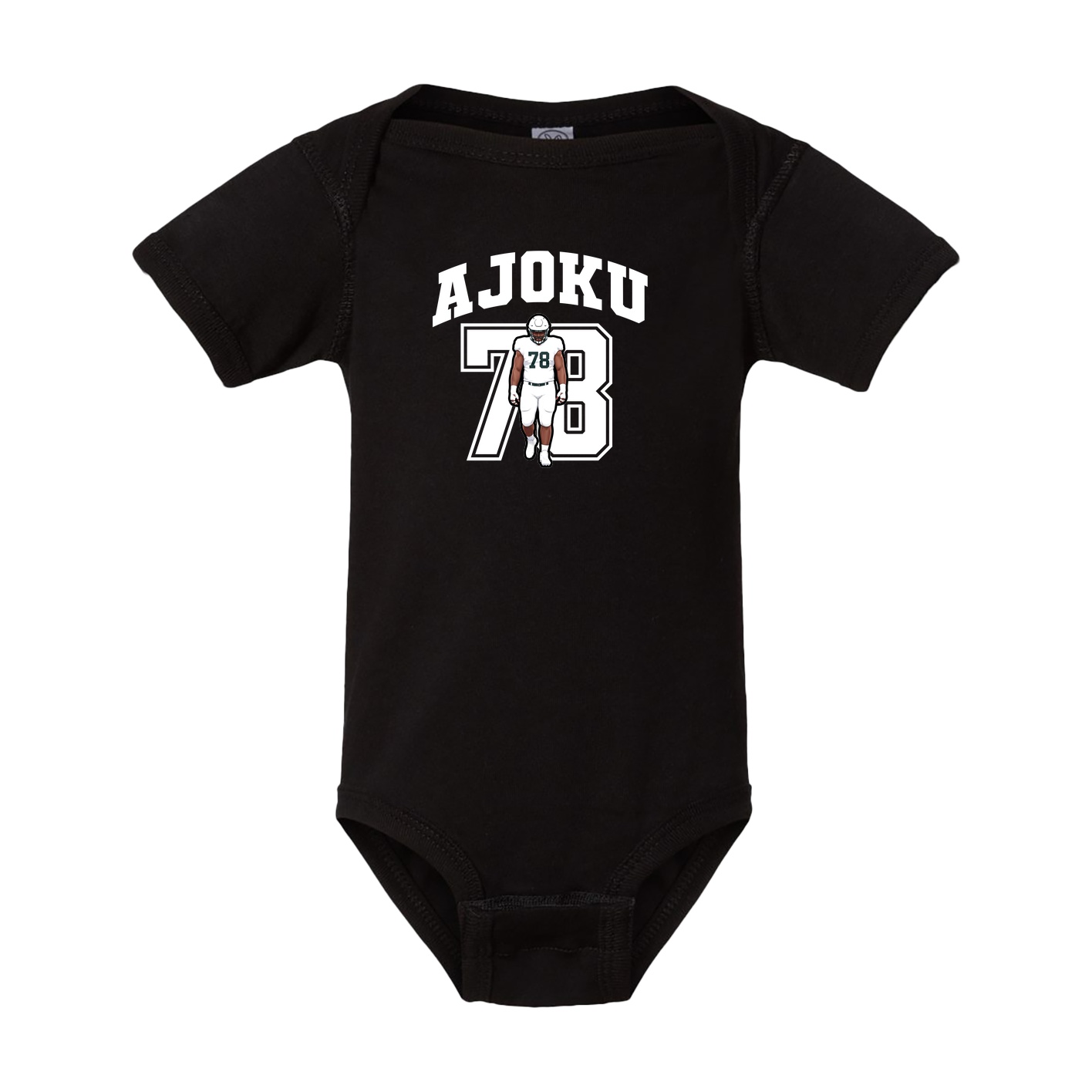 Baby Onesie — Number in Black