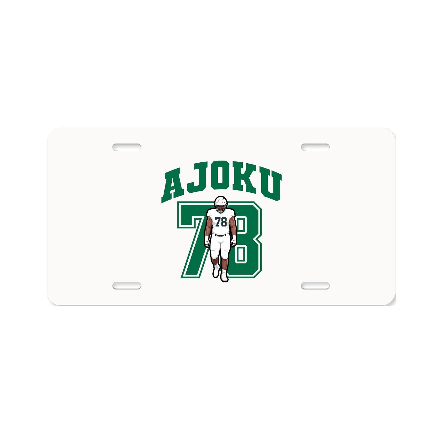 License Plate — Number in Classic