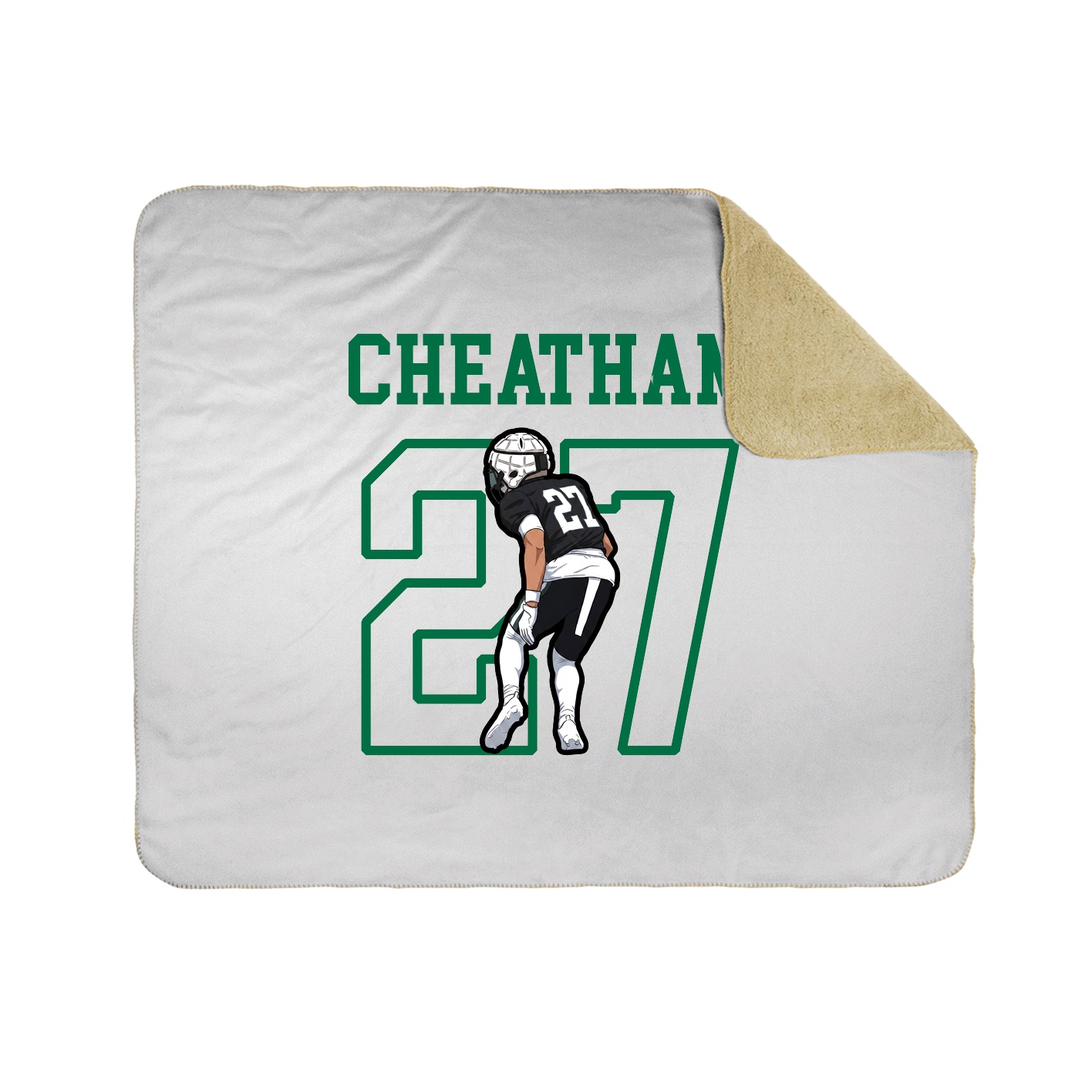 Throw Blanket — Shirsey in White