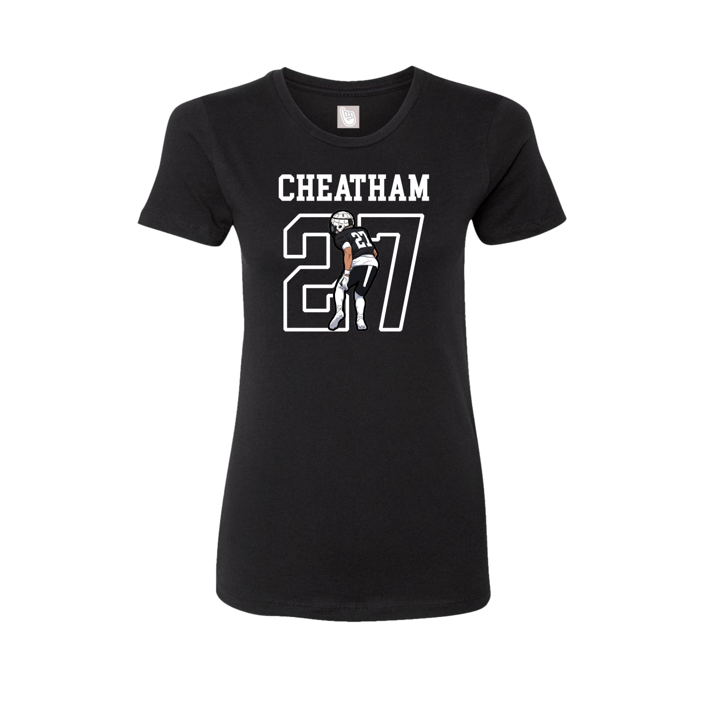 Fitted Women's Tee — Shirsey in Black
