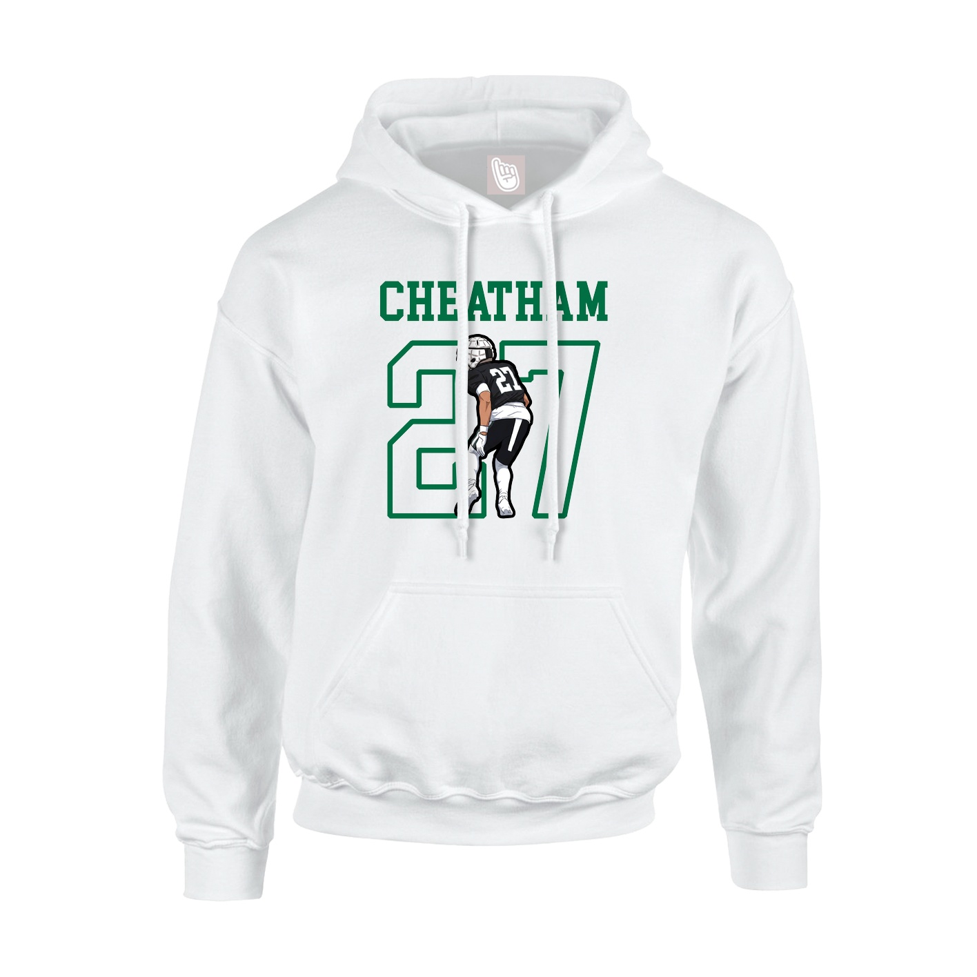Hoodie — Shirsey in White
