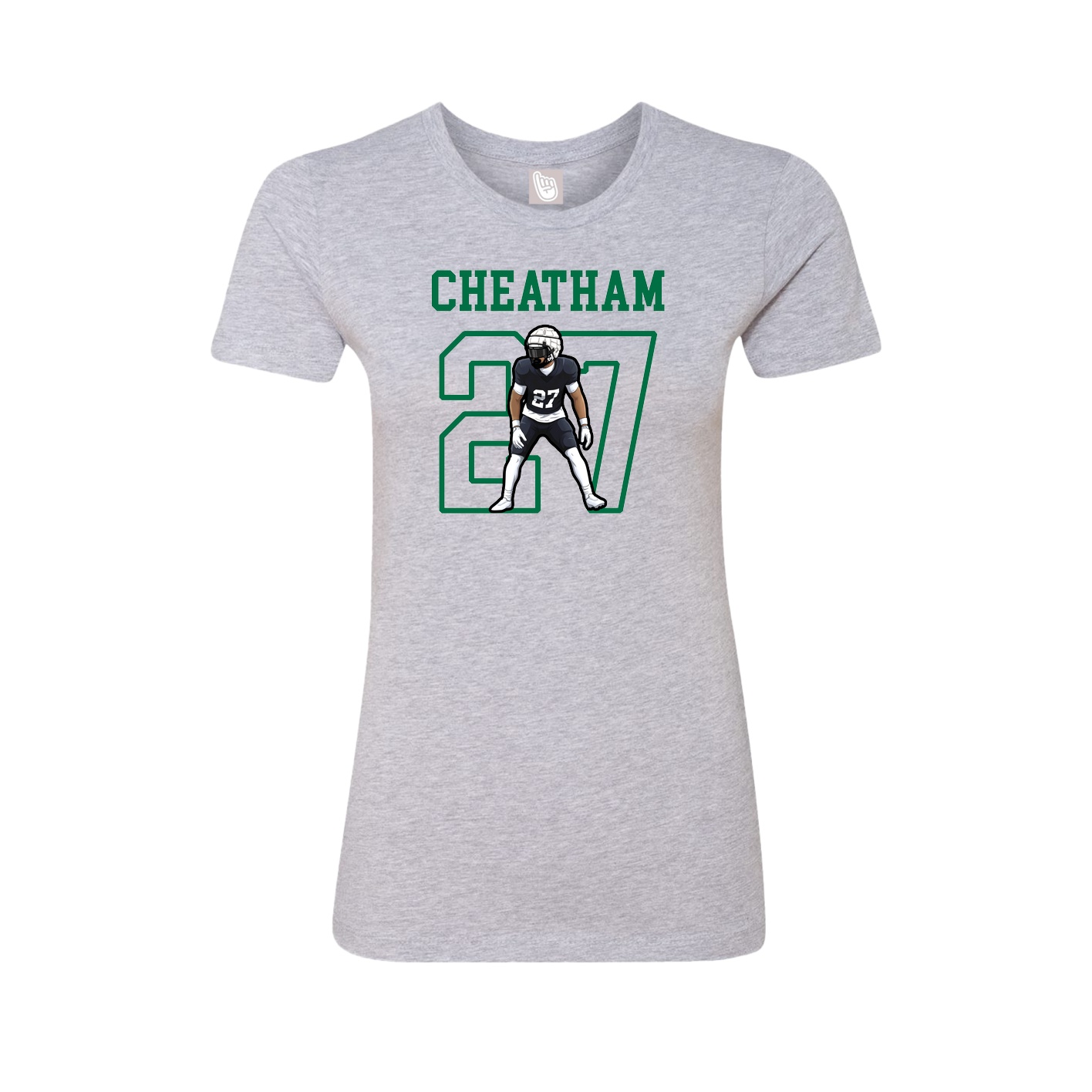 Fitted Women's Tee — Shirsey in Grey