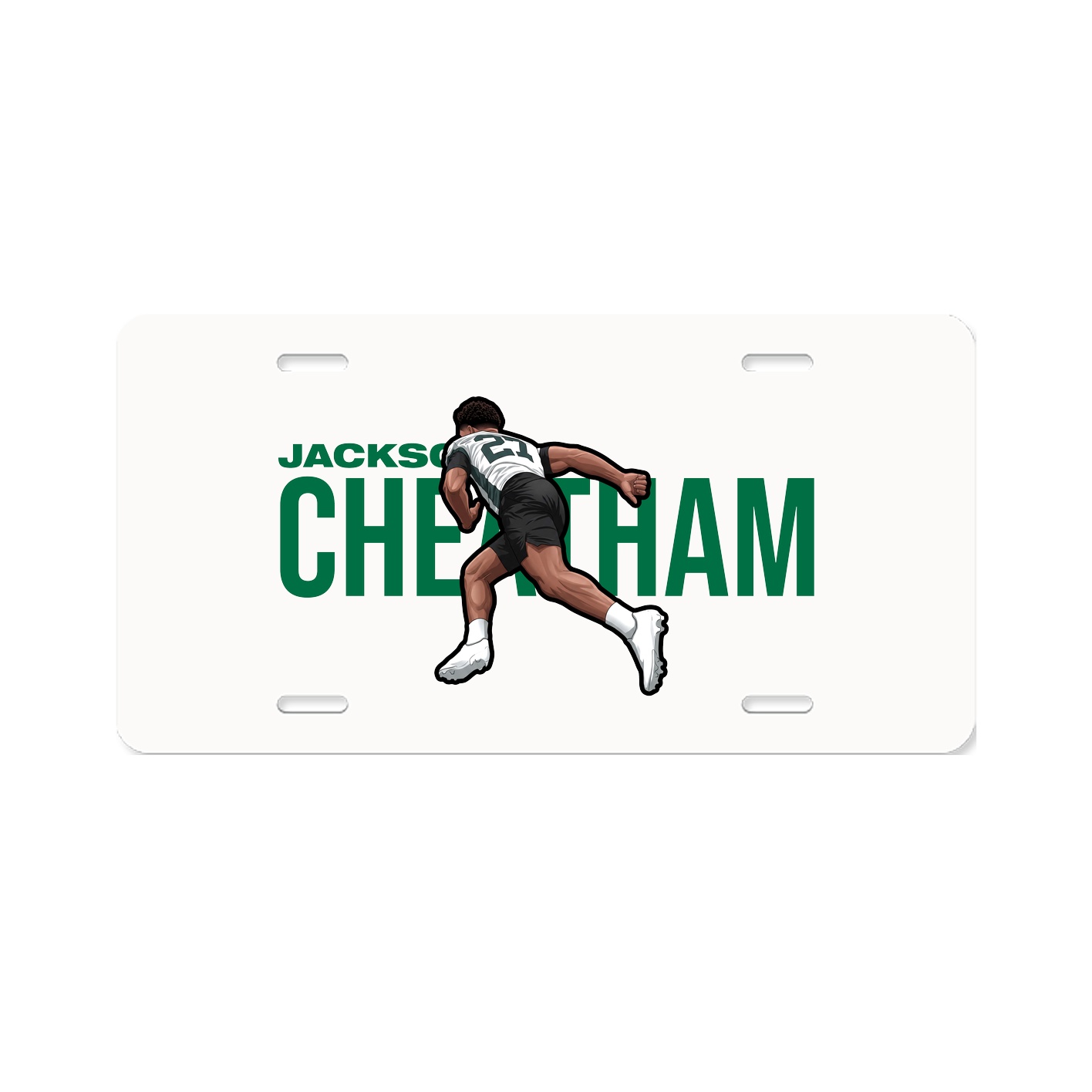 License Plate — Player Name in Classic