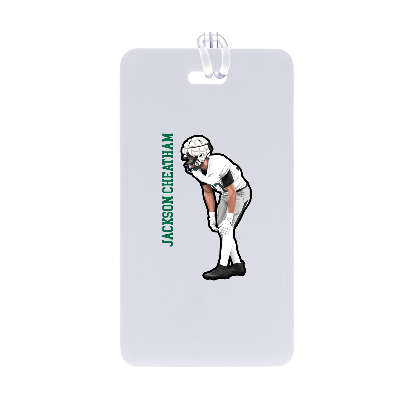 Bag Tag — Name Vertical in Classic