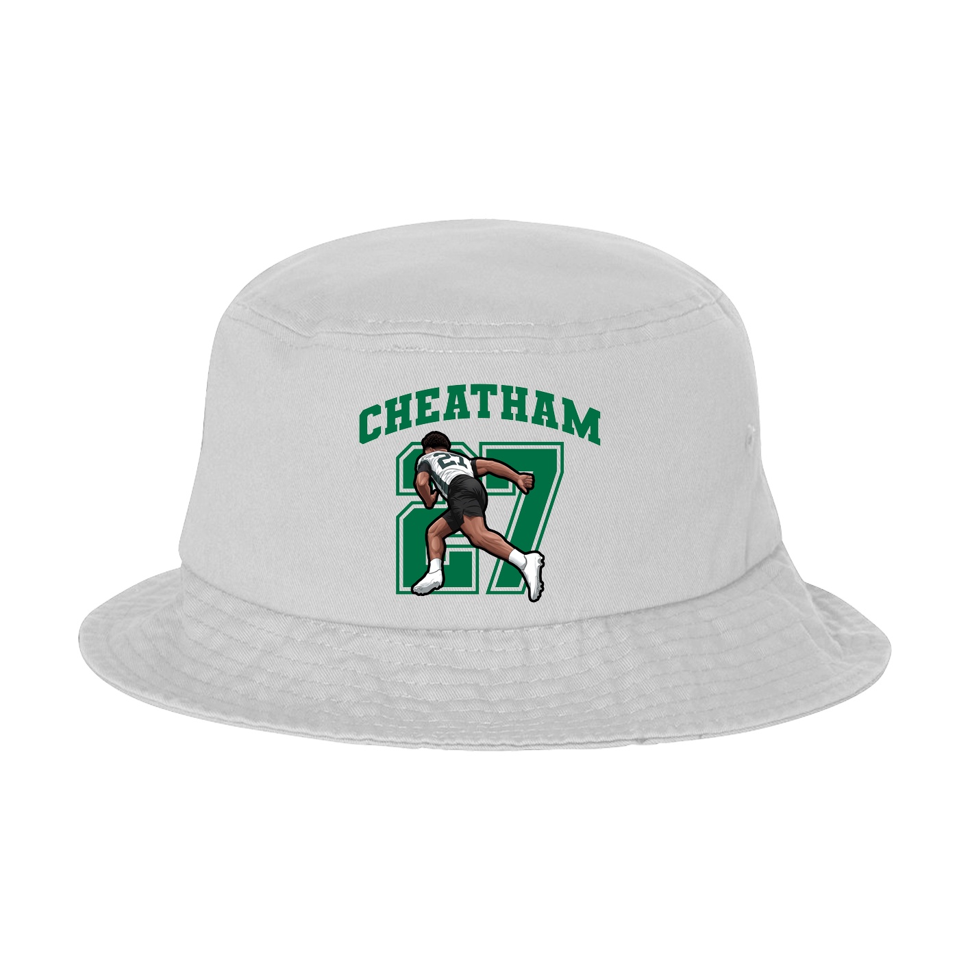 Bucket Cap — Number in White
