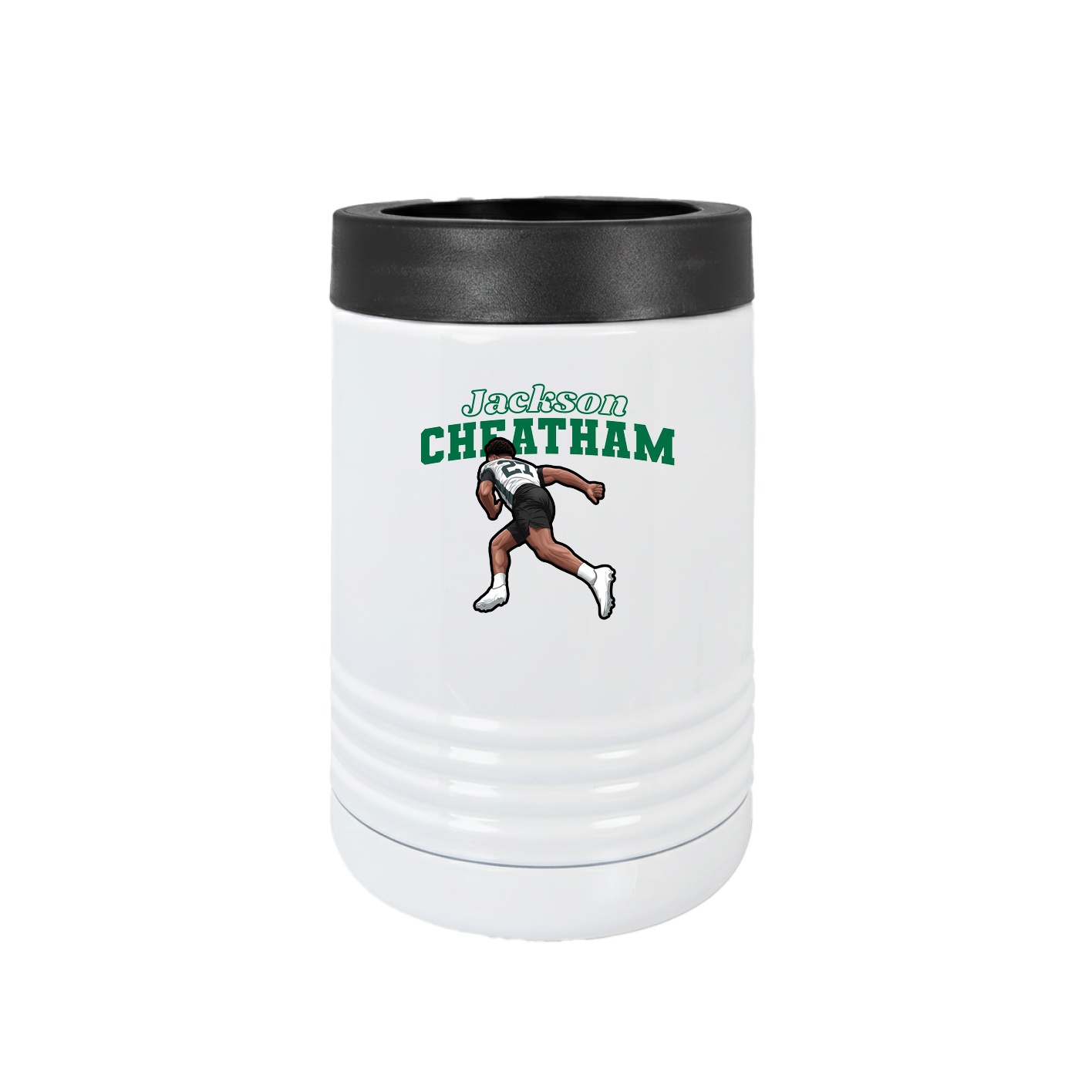 Beverage Holder — Name Arch in White