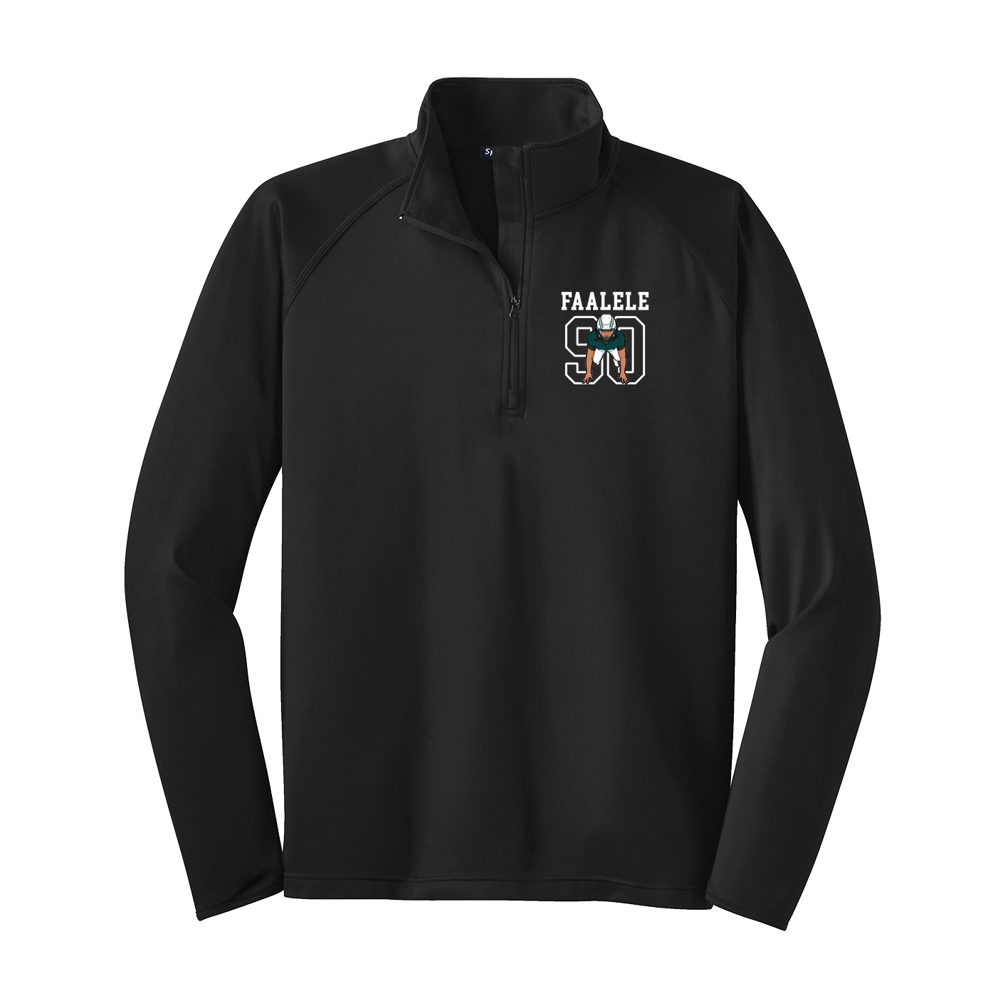 Q-Zip Pullover — Shirsey in Black