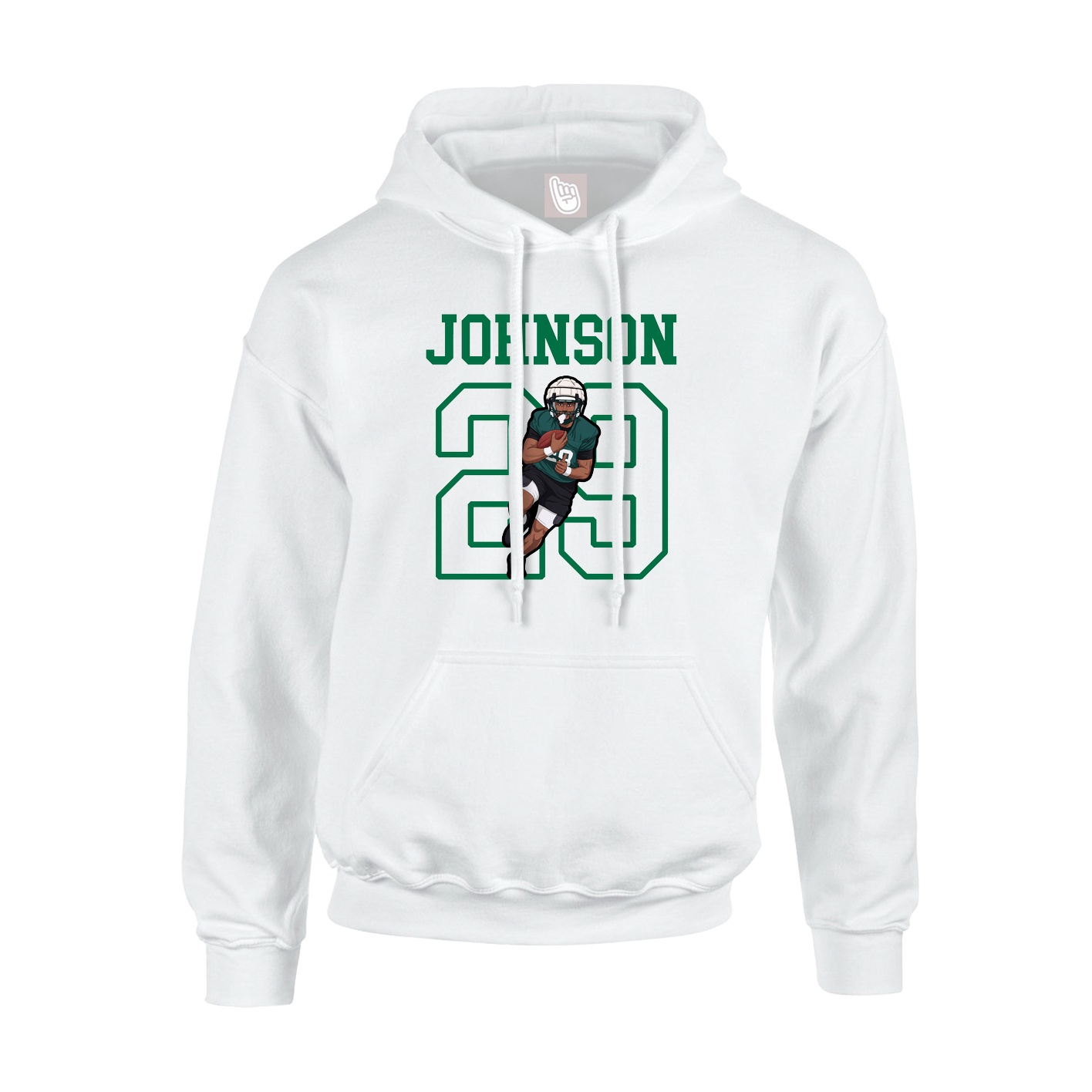 Hoodie — Shirsey in White