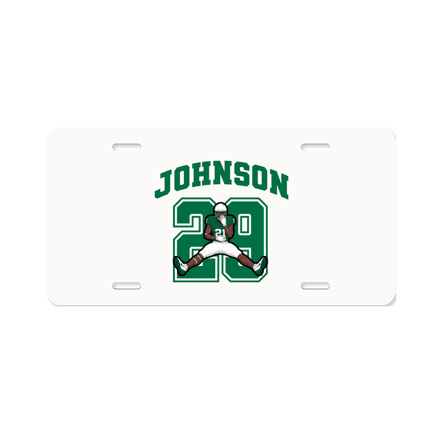 License Plate — Number in Classic