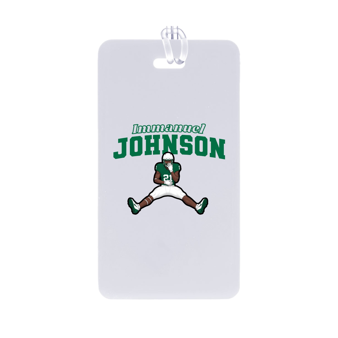 Bag Tag — Name Arch in Classic