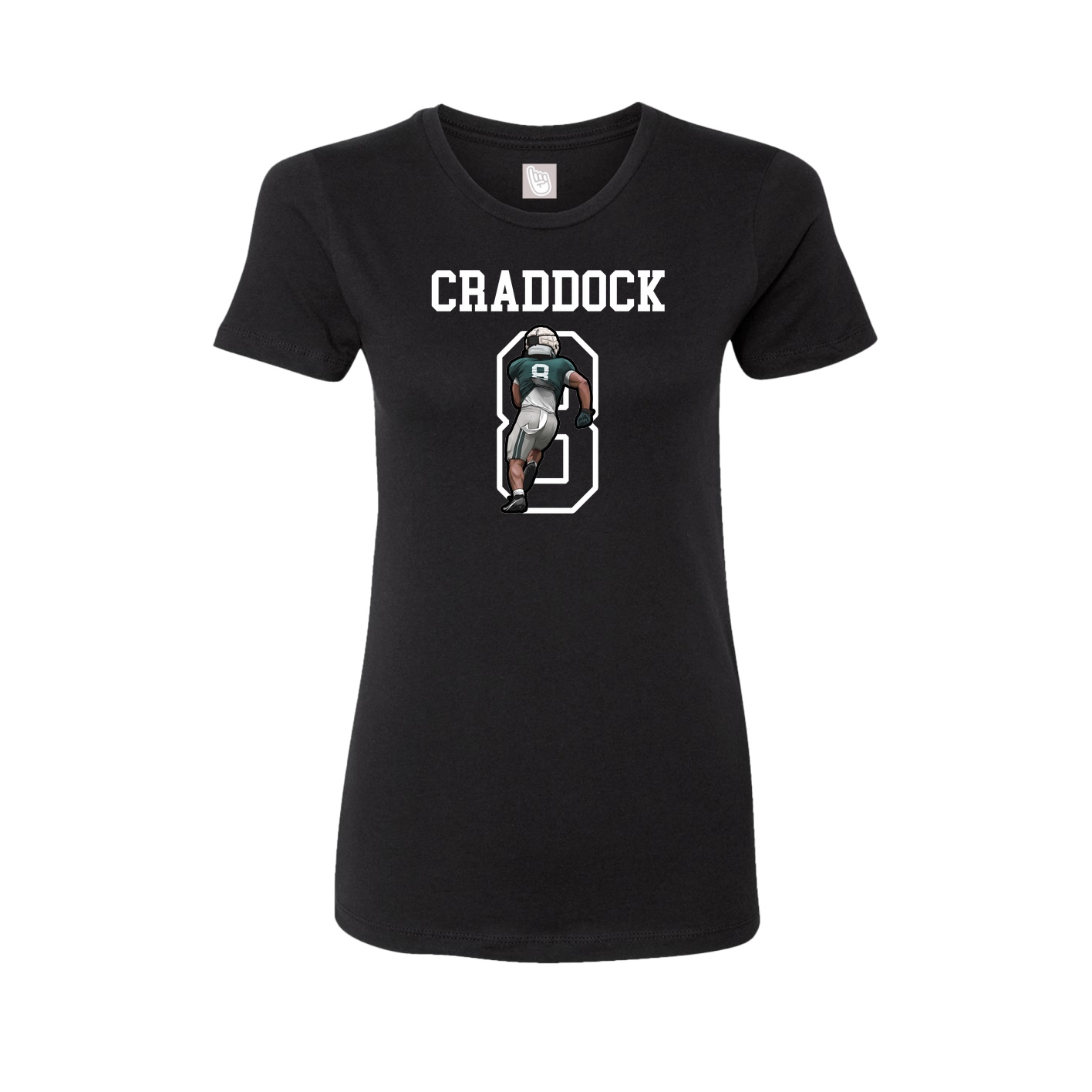 Fitted Women's Tee — Shirsey in Black