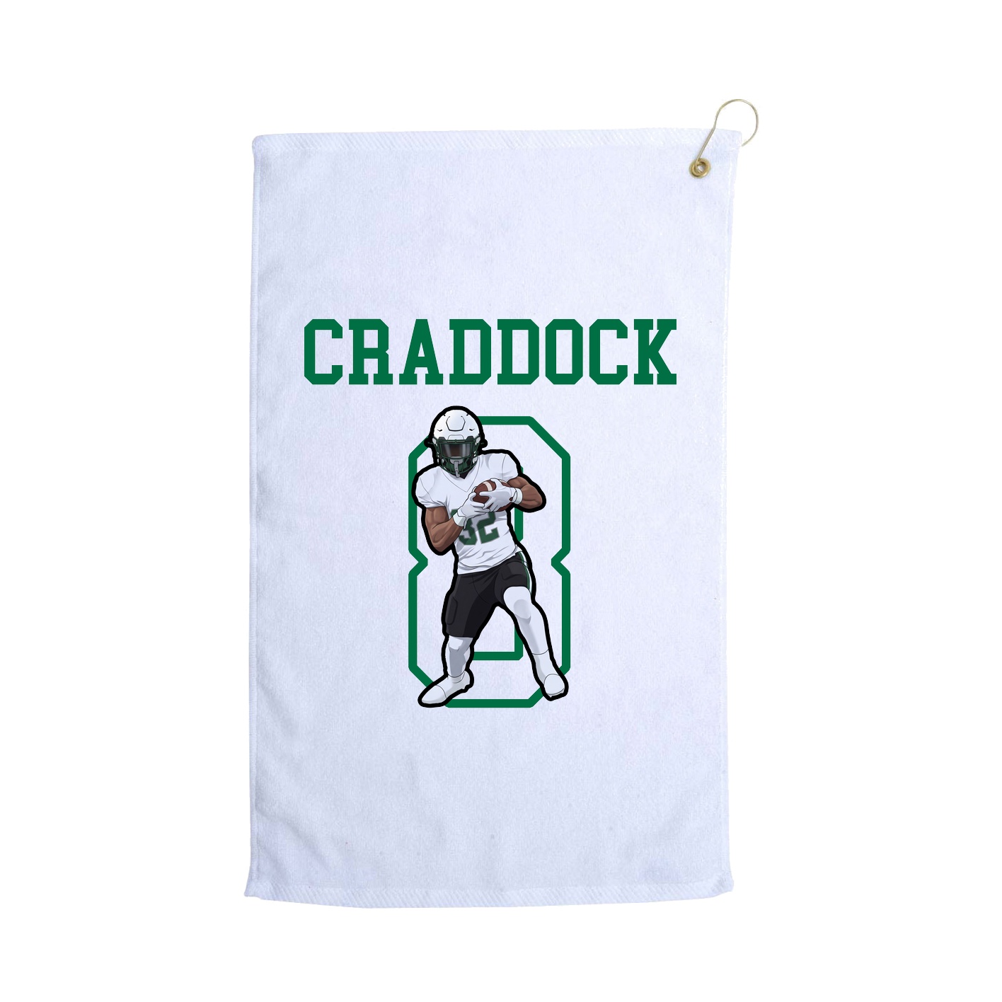 Golf Towel — Shirsey in White