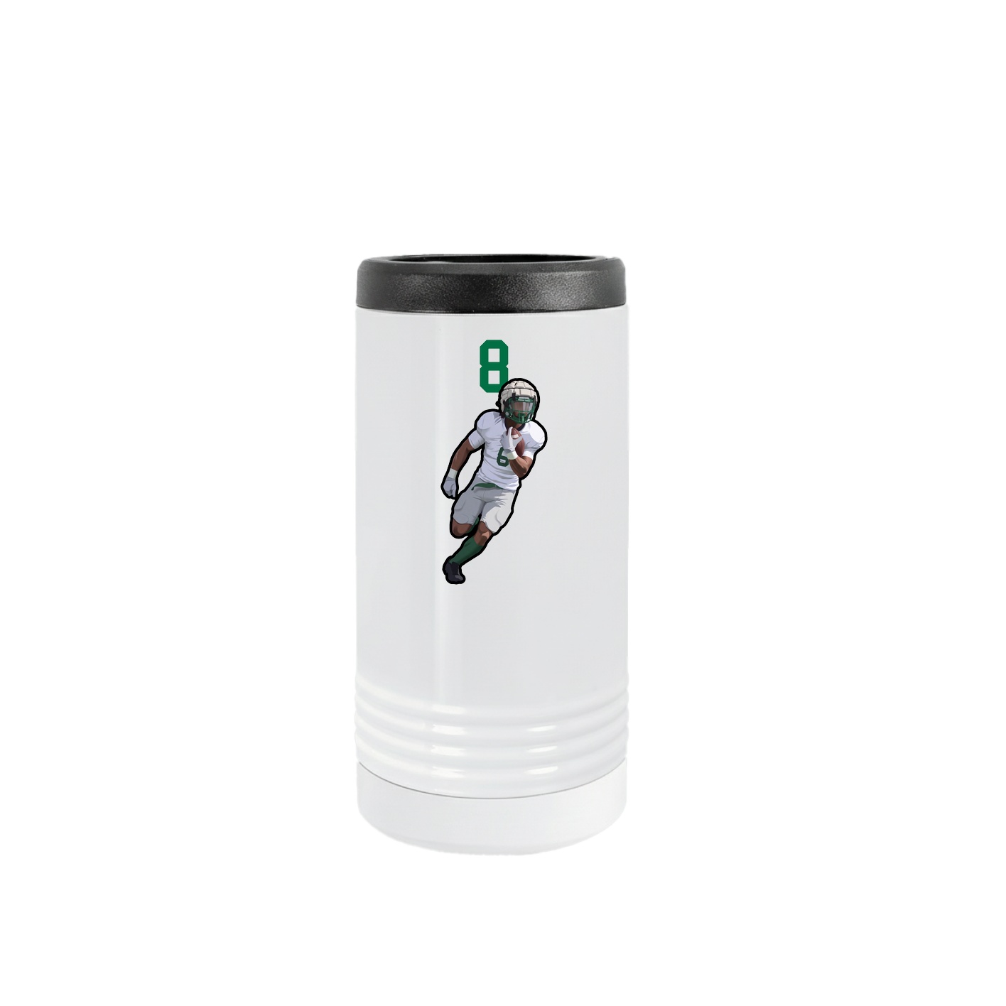 Slim Beverage Holder — Number Top in White