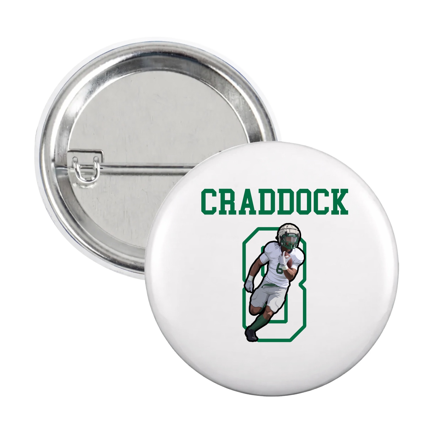 Game Day Button — Shirsey in White