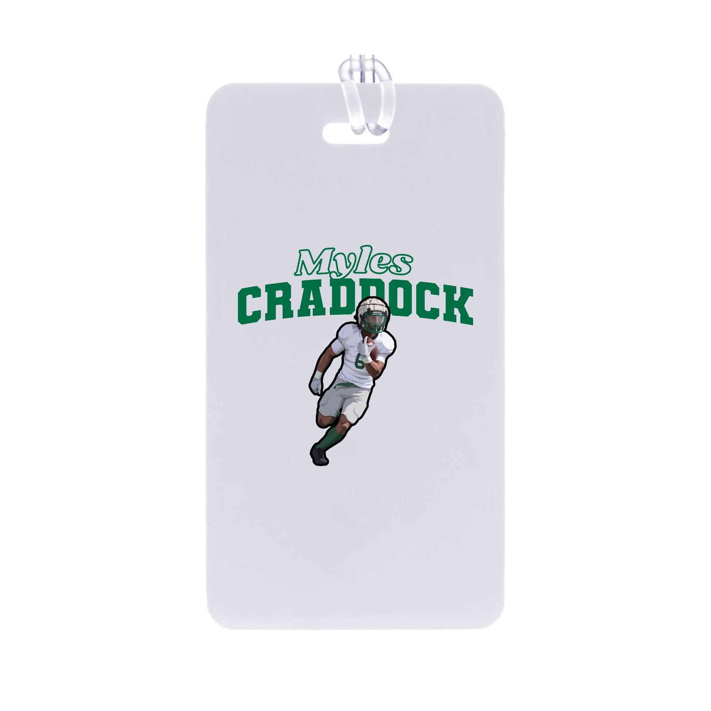 Bag Tag — Name Arch in Classic