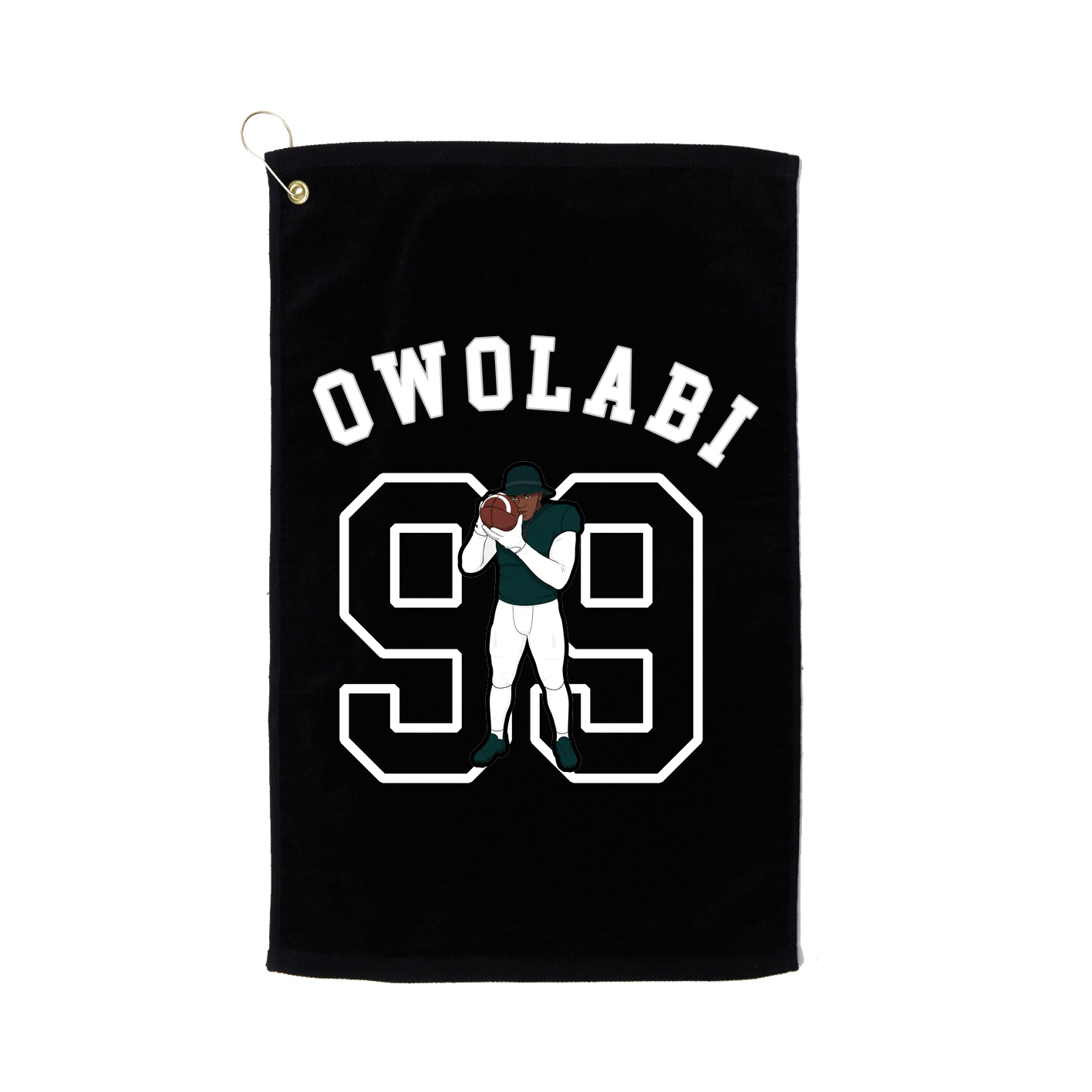 Golf Towel — Shirsey Arch in Black