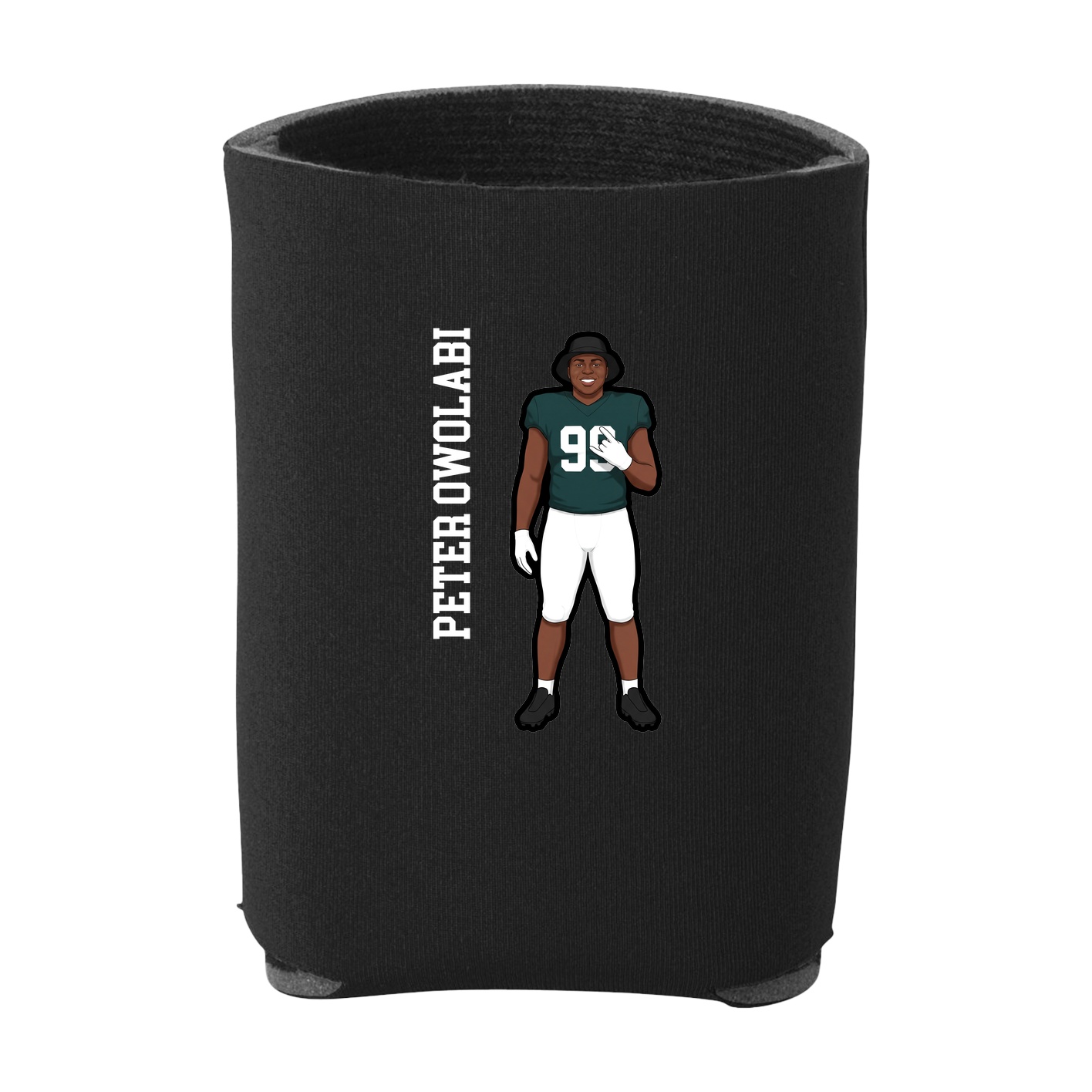 Can Holder — Name Vertical in Black