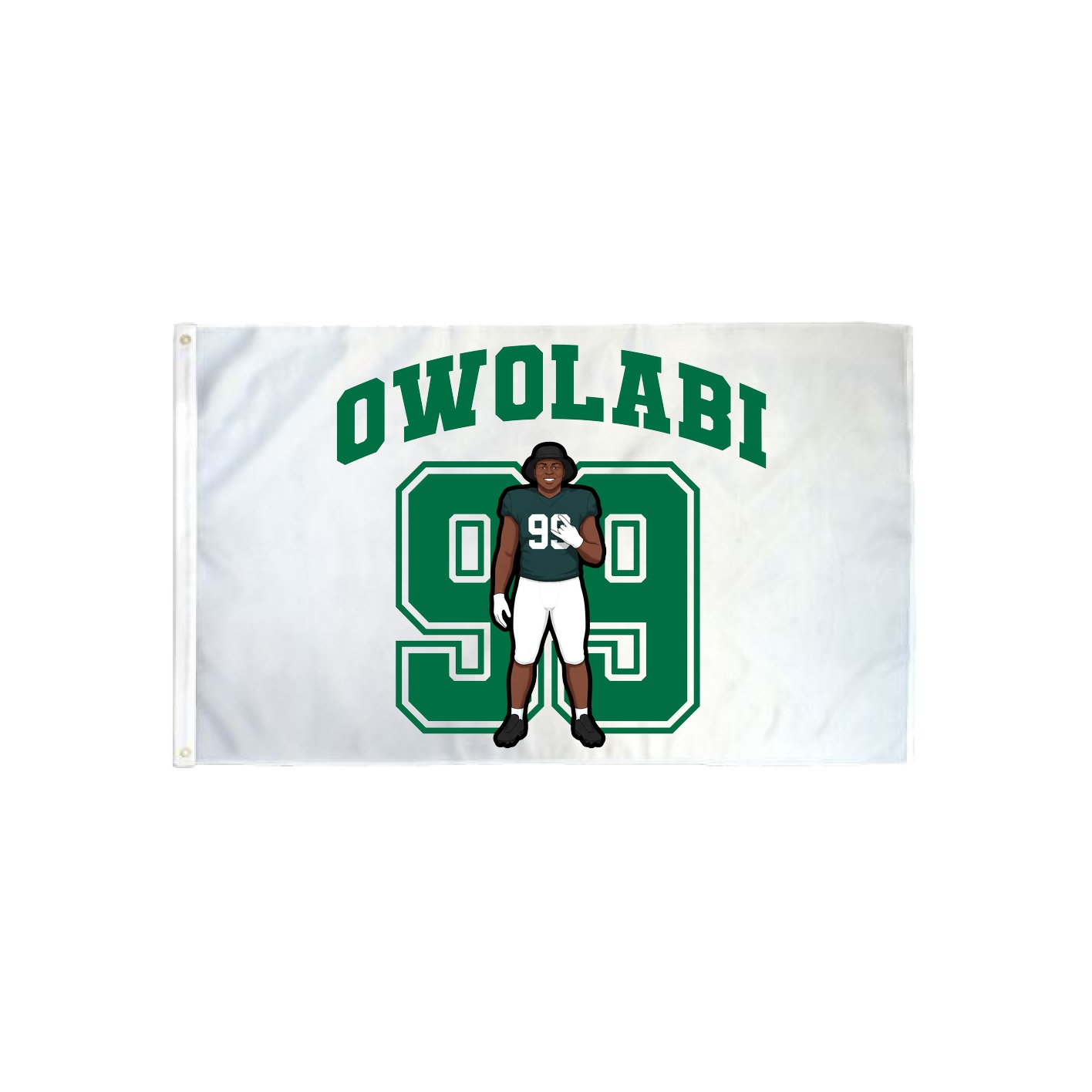 3x5 Flag — Number in Classic