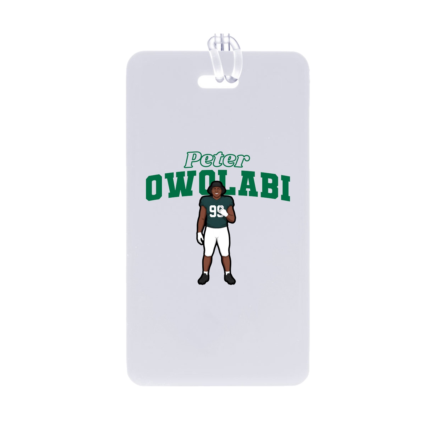 Bag Tag — Name Arch in Classic