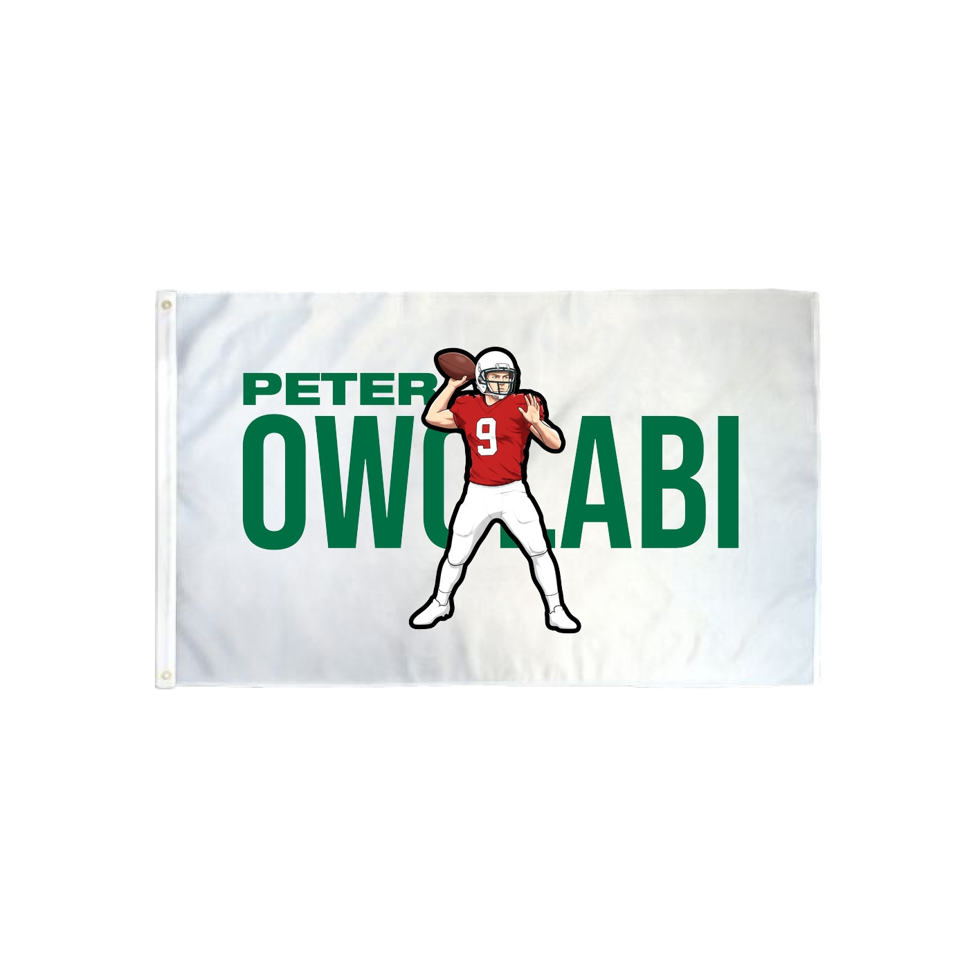 3x5 Flag — Player Name in Classic
