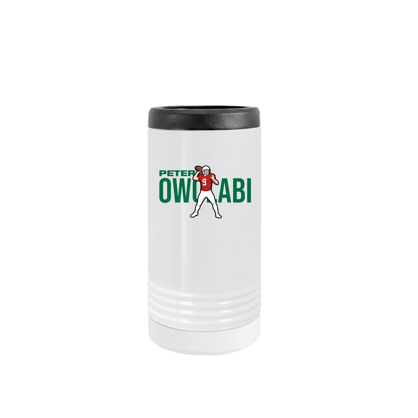 Slim Beverage Holder — Player Name in White