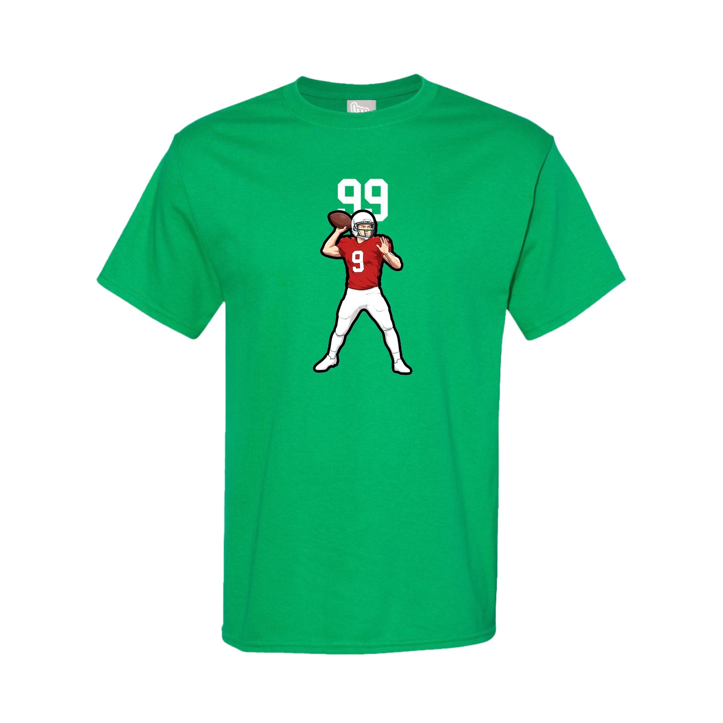 Tee — Number Top in Green