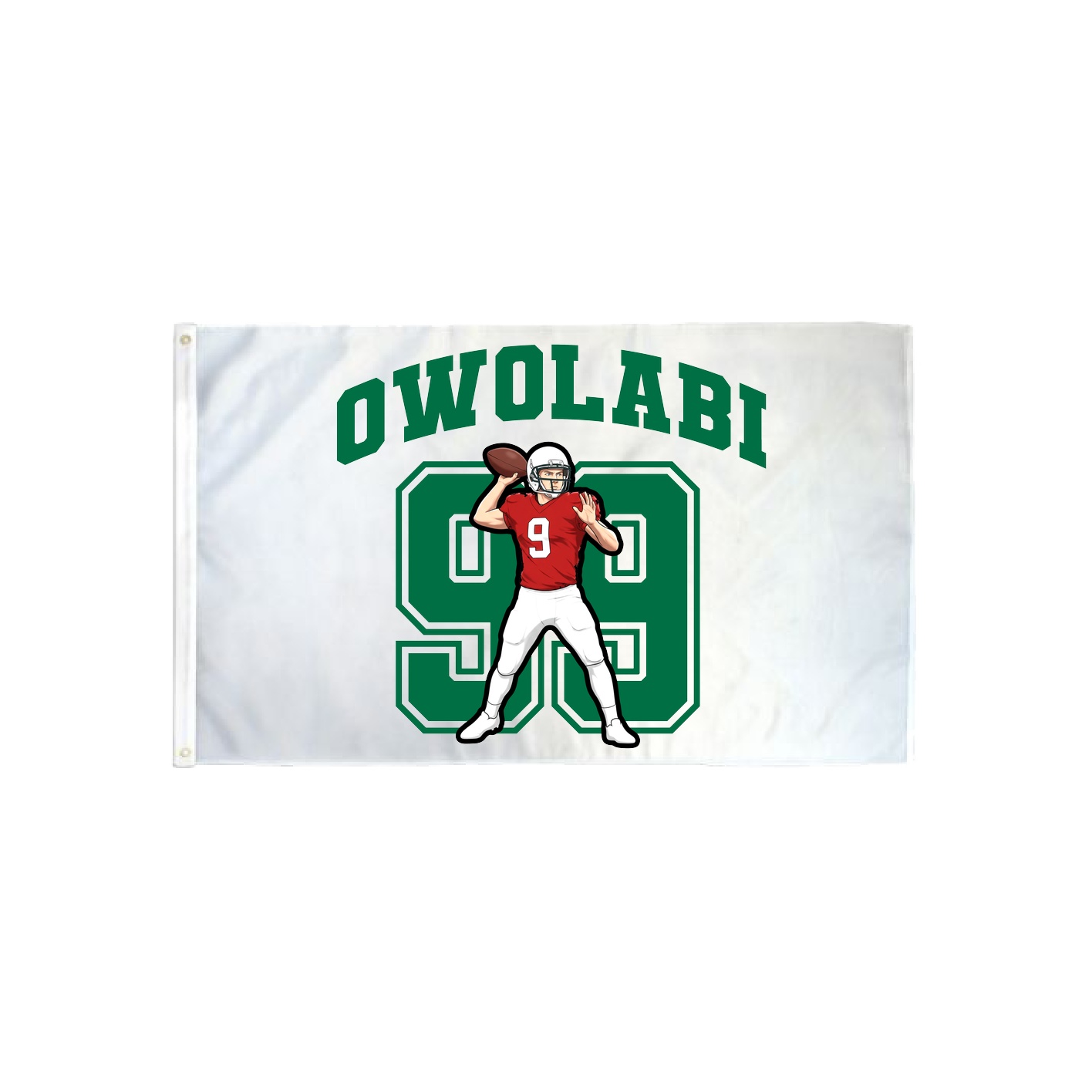3x5 Flag — Number in Classic