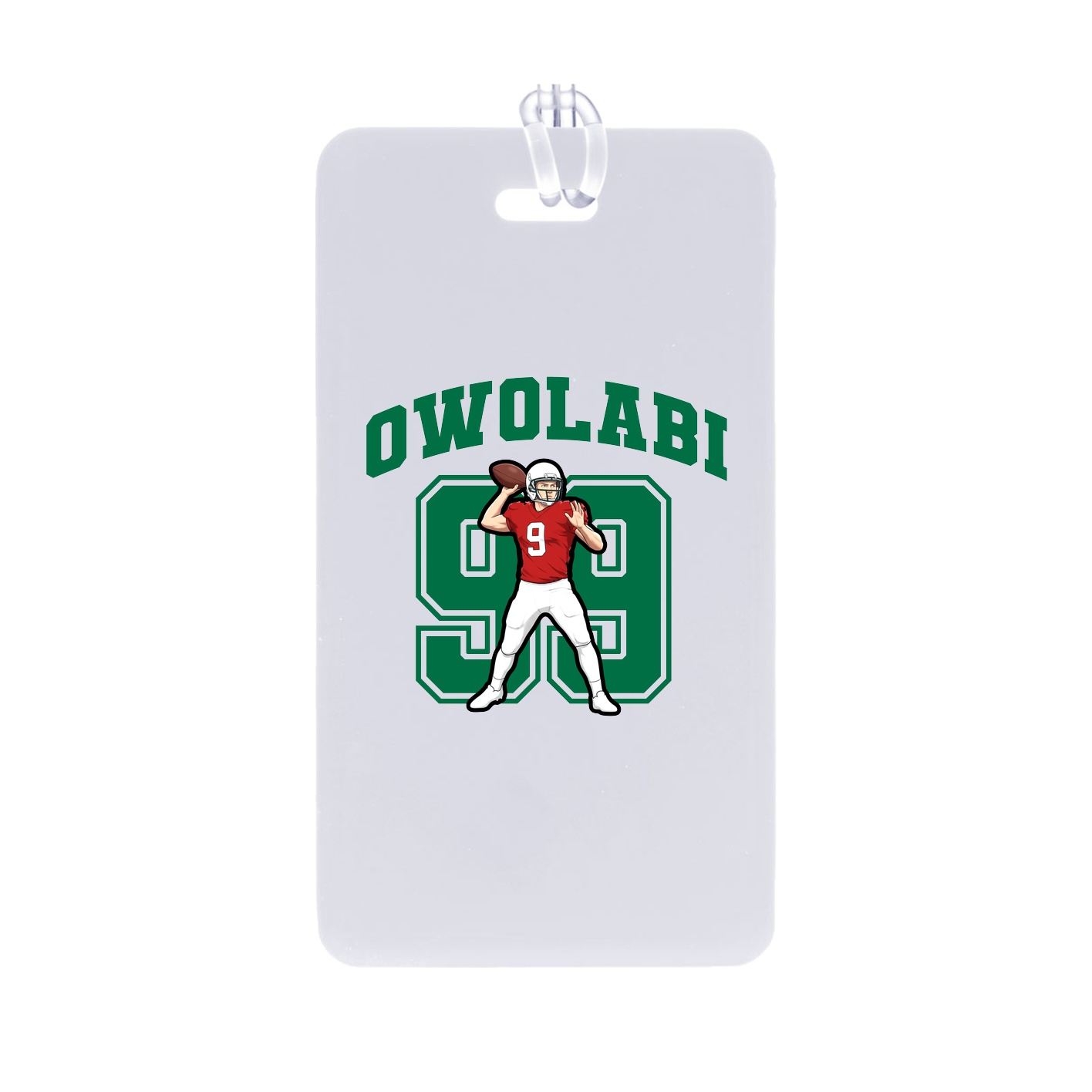 Bag Tag — Number in Classic
