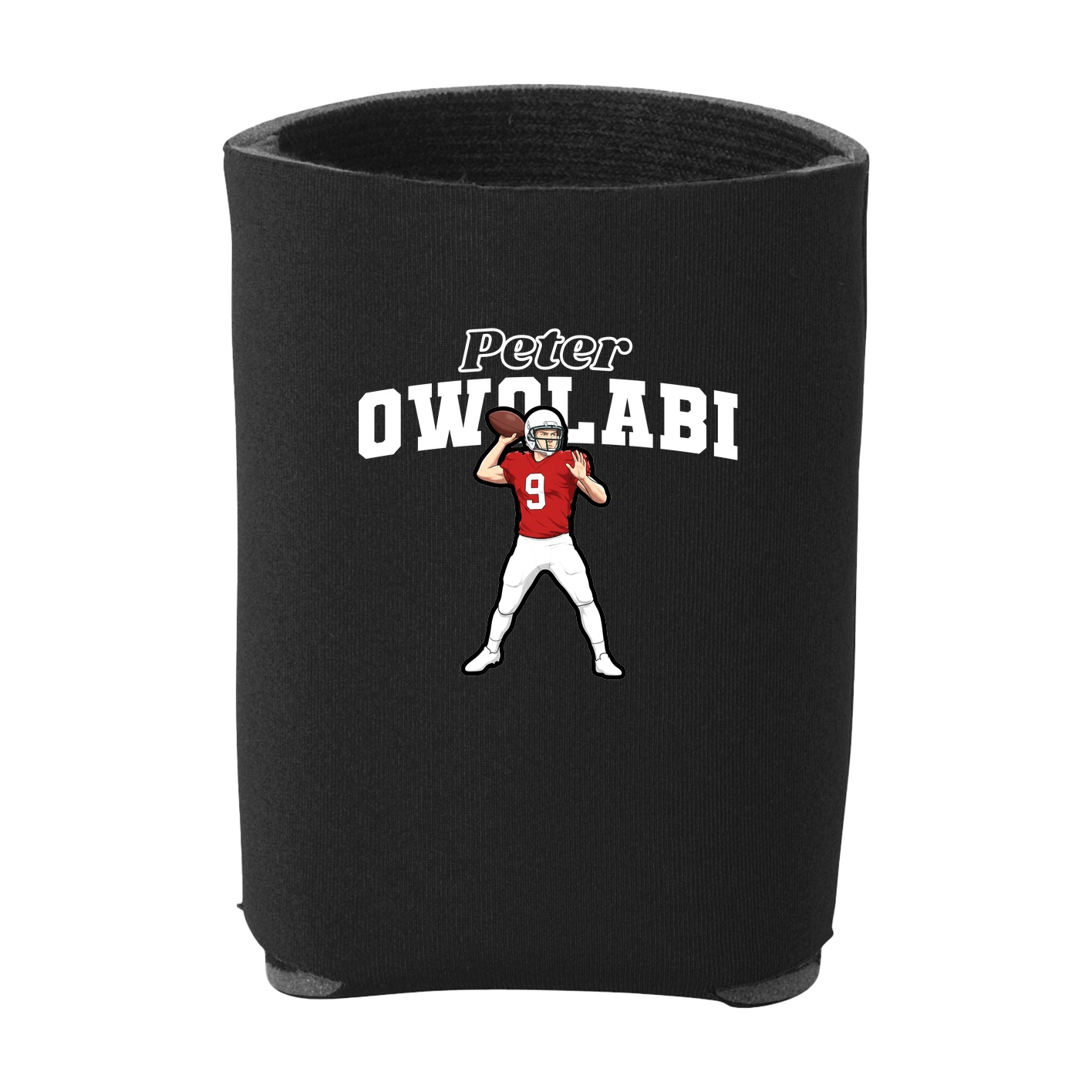 Can Holder — Name Arch in Black
